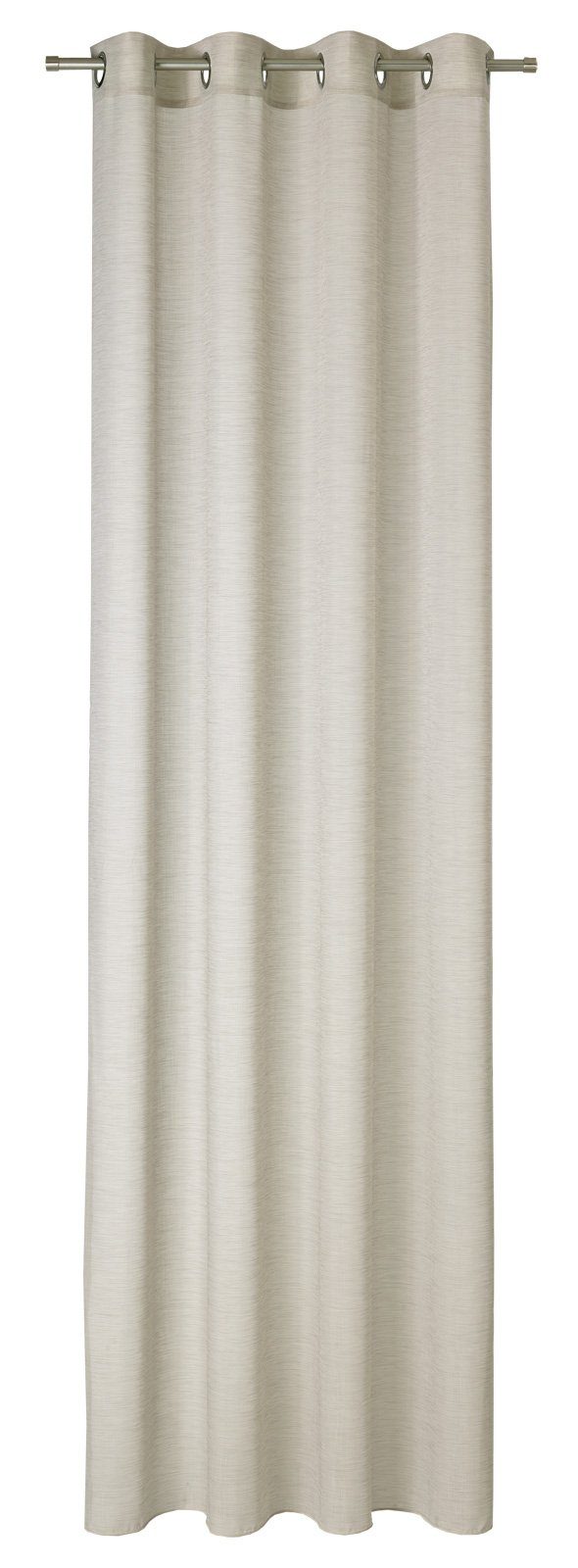 Vorhang Allure, Neutex for Metallösen (1 Ösenschal mit Jacquard, 245x140, St), Ösen halbtransparent, HxB: you