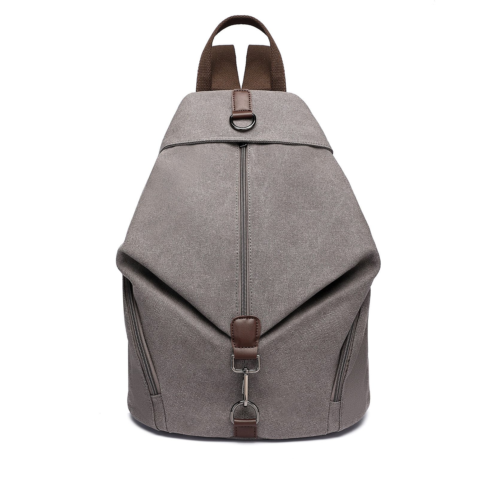 KONO Rucksack Vintage Canvas Rucksack Vintage Umhängetasche für Reise & Schule