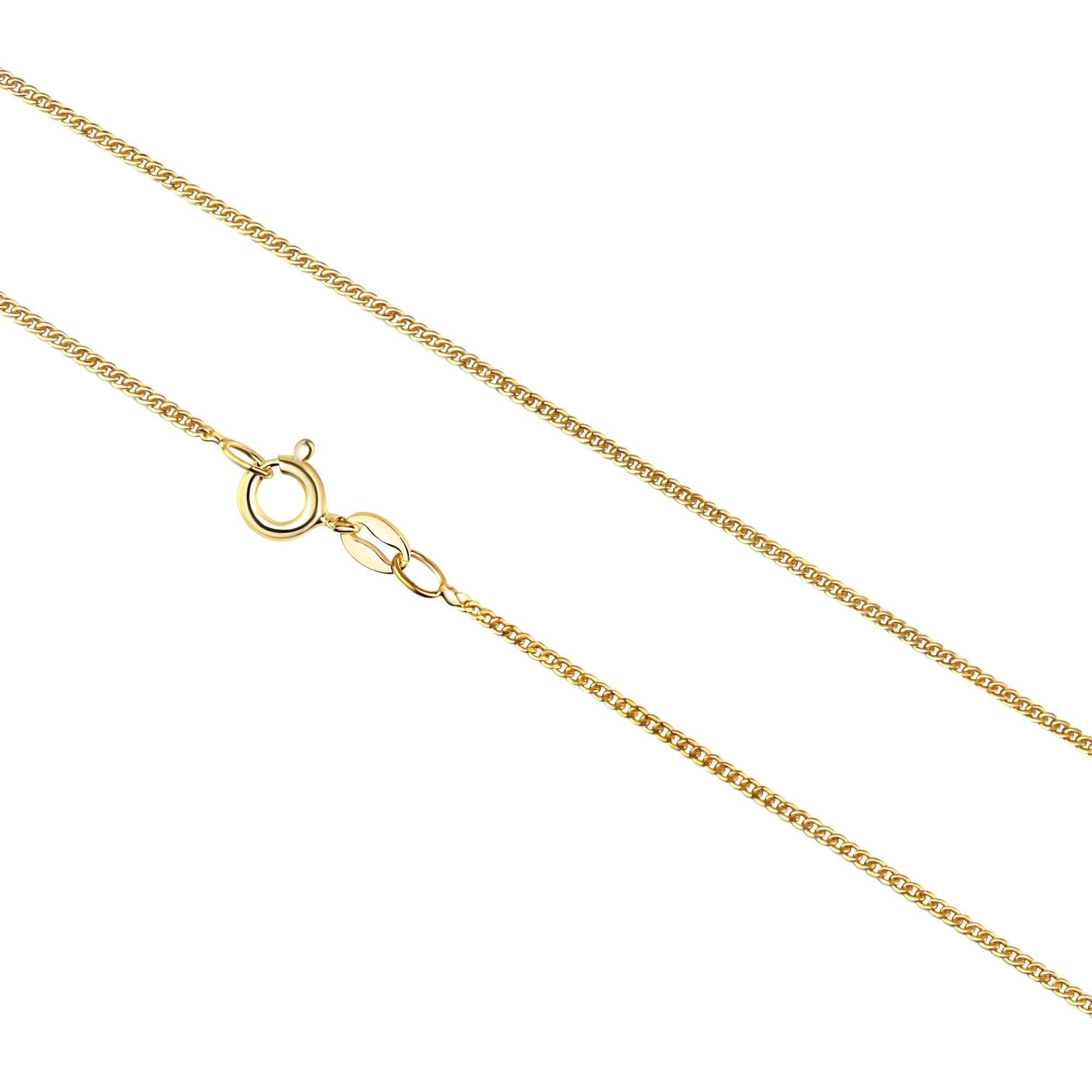 Vivance Collierkettchen 925 Sterling Silber vergoldet Panzerkette 40 cm günstig online kaufen