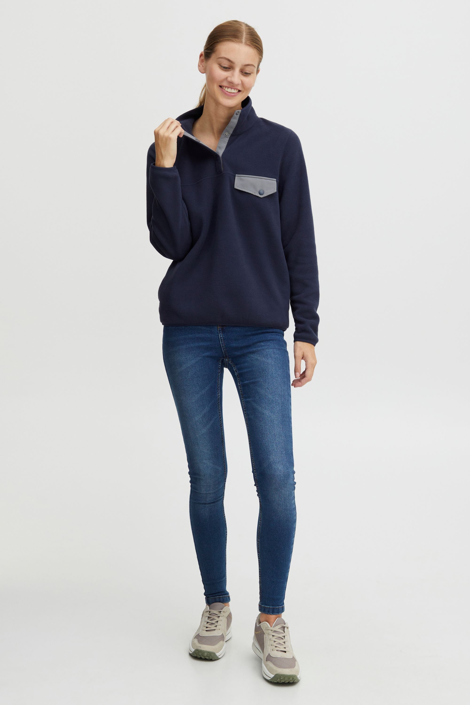 OXMO Fleecejacke OXNyfine 21800136-ME günstig online kaufen