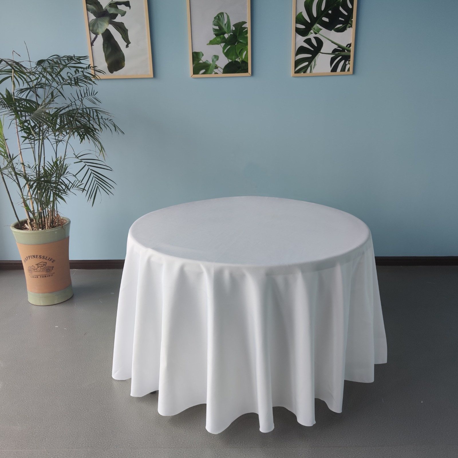 Jirex Trading Company Tischdecke Luxuriöse Runde Tischdecke Polyester versch.Größe