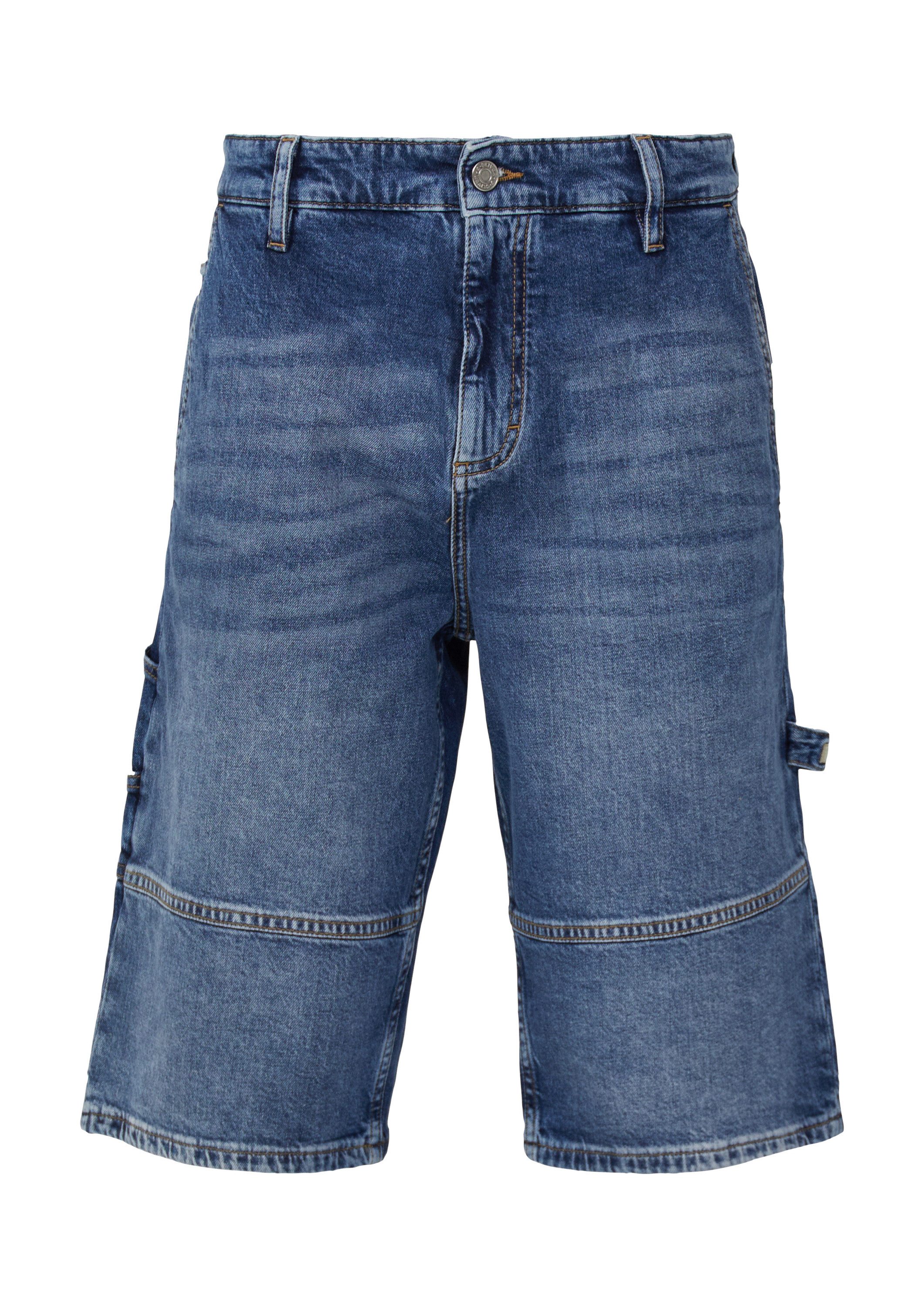 s.Oliver Jeansshorts Jeans-Hose Jeans-Bermuda / Relaxed Fit / Mid Rise / Carpenter Style