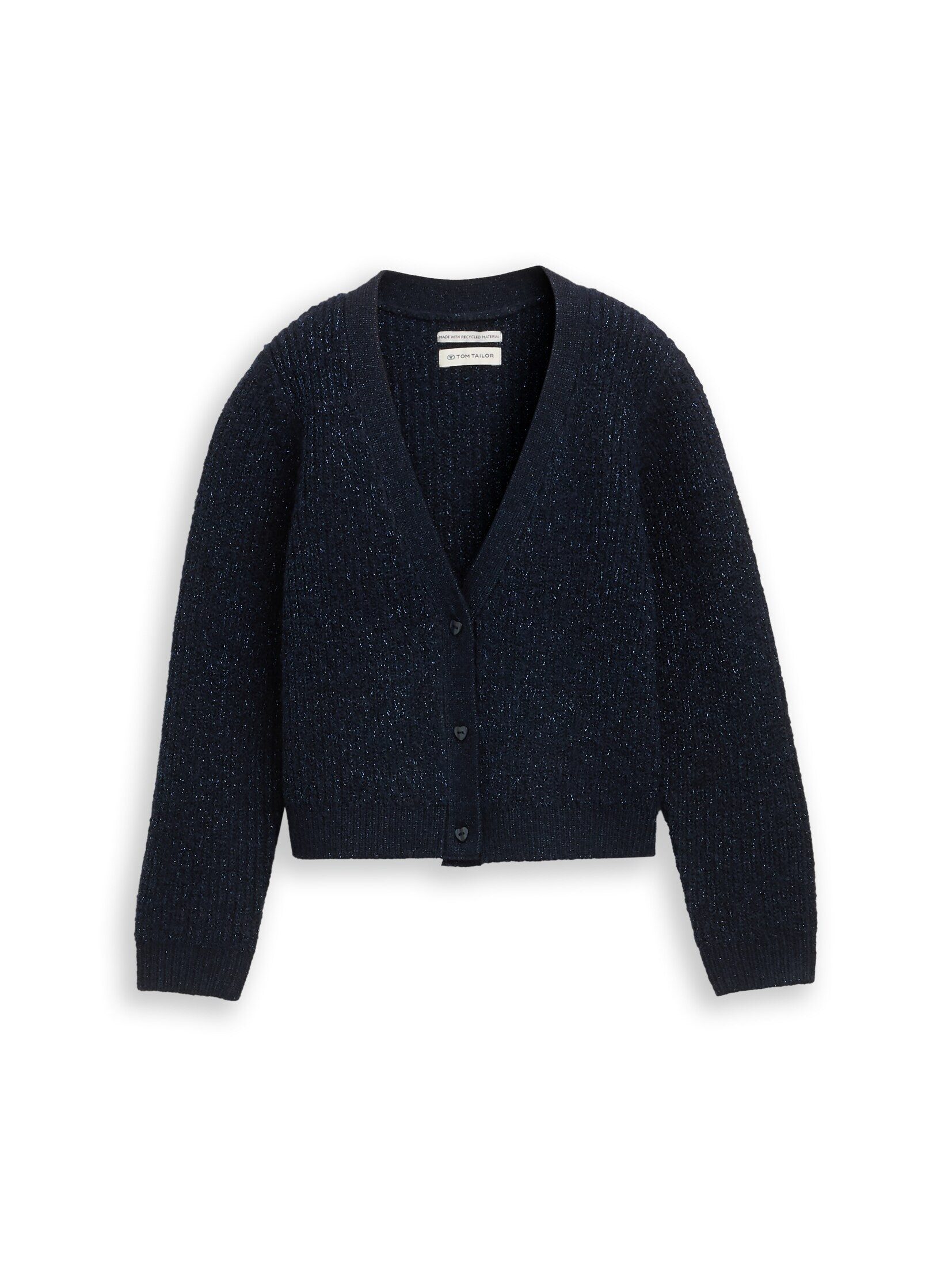 TOM TAILOR Cardigan Pullover & Кардиганы Cardigan mit Glitzer-Effekt