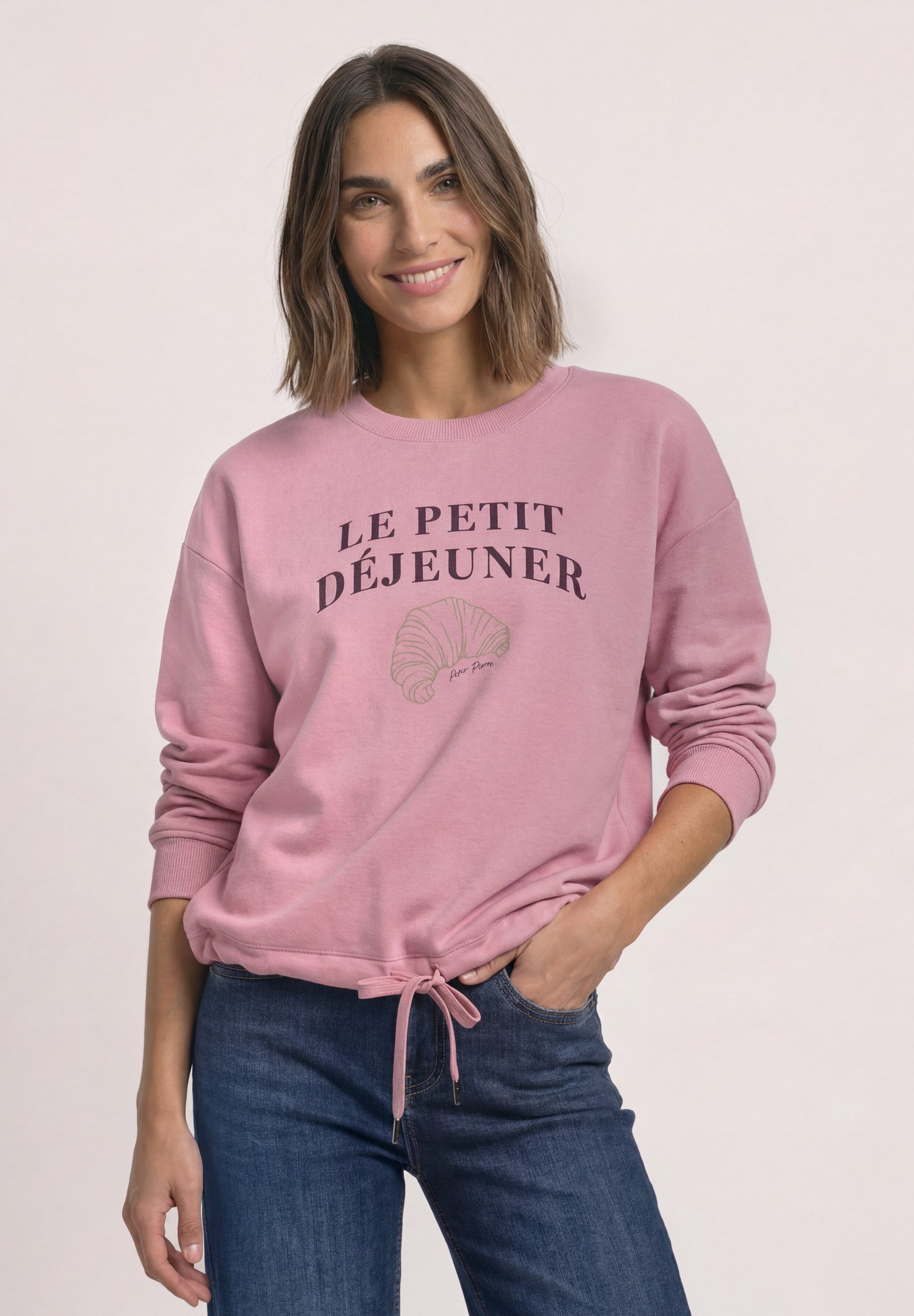 STREET ONE Sweatshirt mit Wording-Print