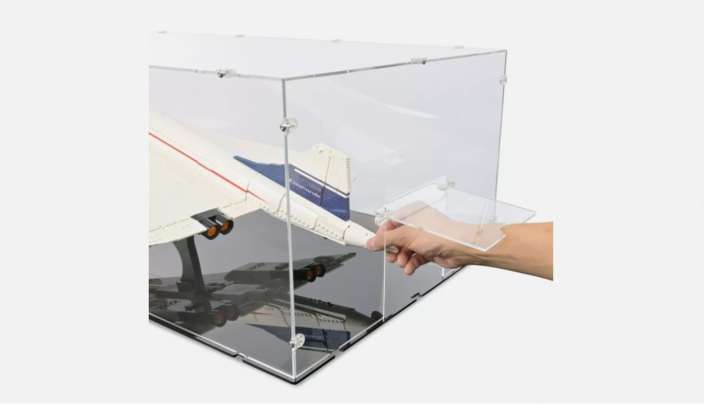 LEGO® LEGO Icons - Concorde (10318) inkl. Acryl Vitrine Spielbausteine, (2083 St)