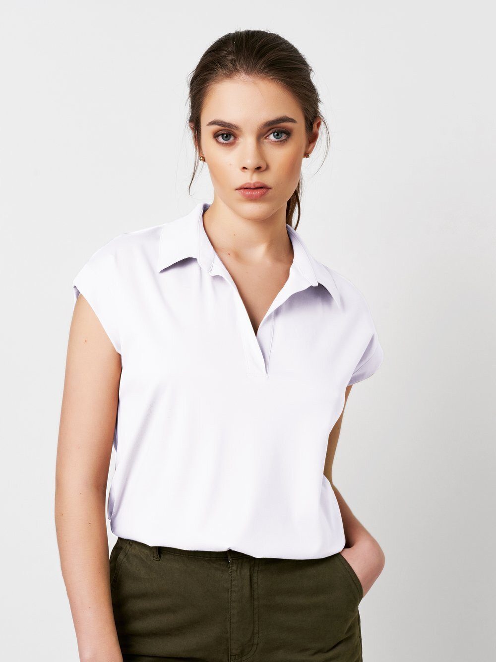 DESOTO Poloshirt Fiona mit angeschnittenen Ärmeln günstig online kaufen