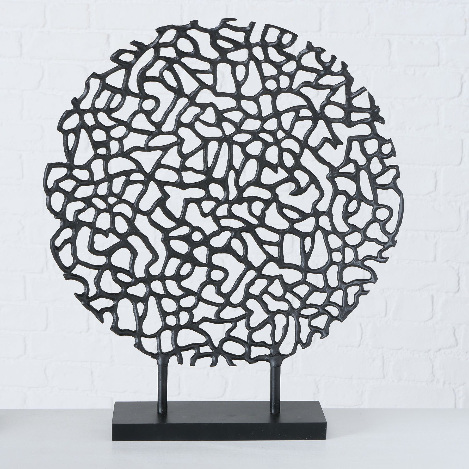 Georg Stiels Dekoobjekt aus Aluminium (1 St), Jedes Stück ein Unikat, abstrakte Form, ähnelt einer Koralle