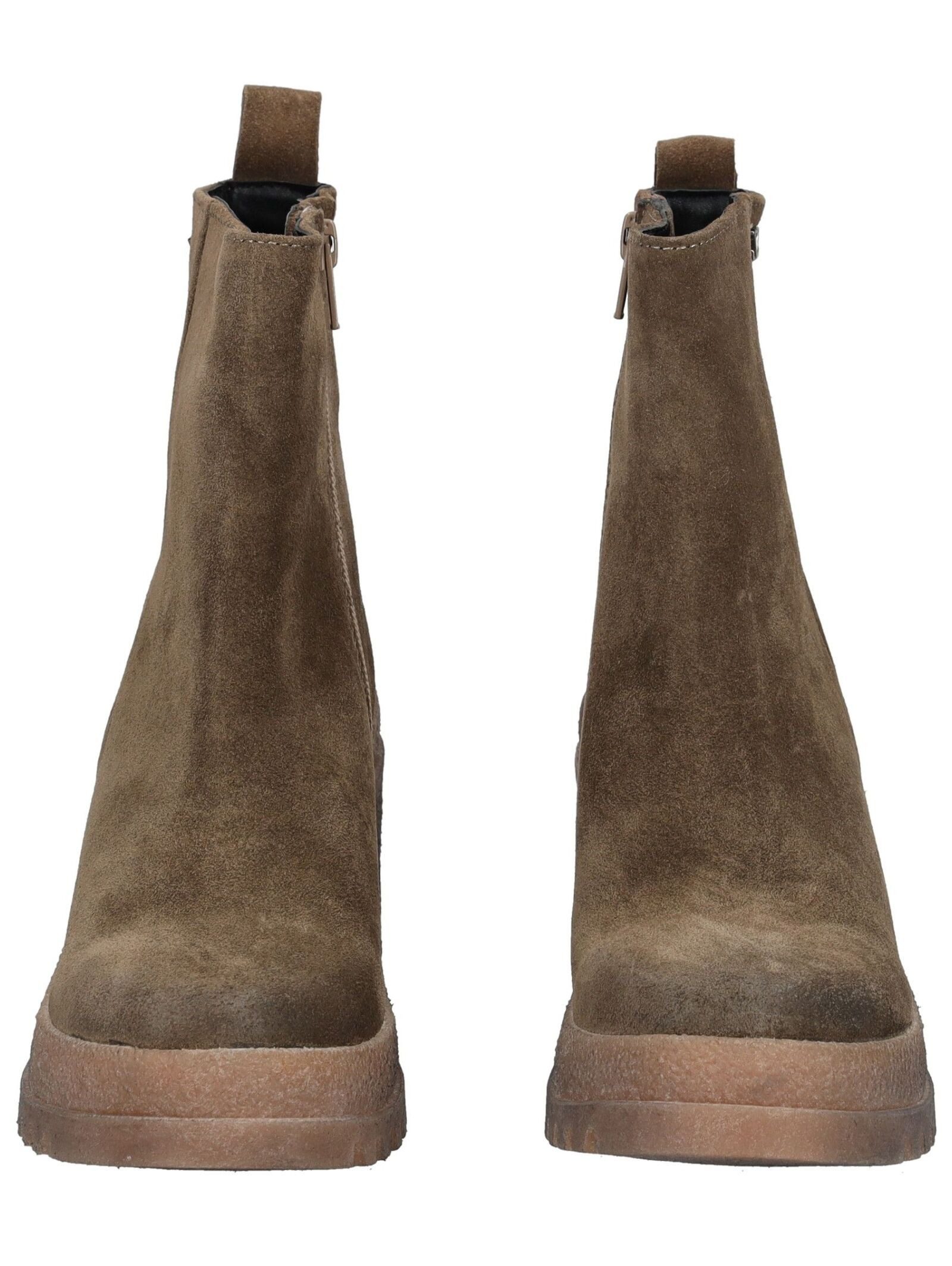 Lazamani Lazamani Stiefelette Veloursleder High-Heel-Stiefelette