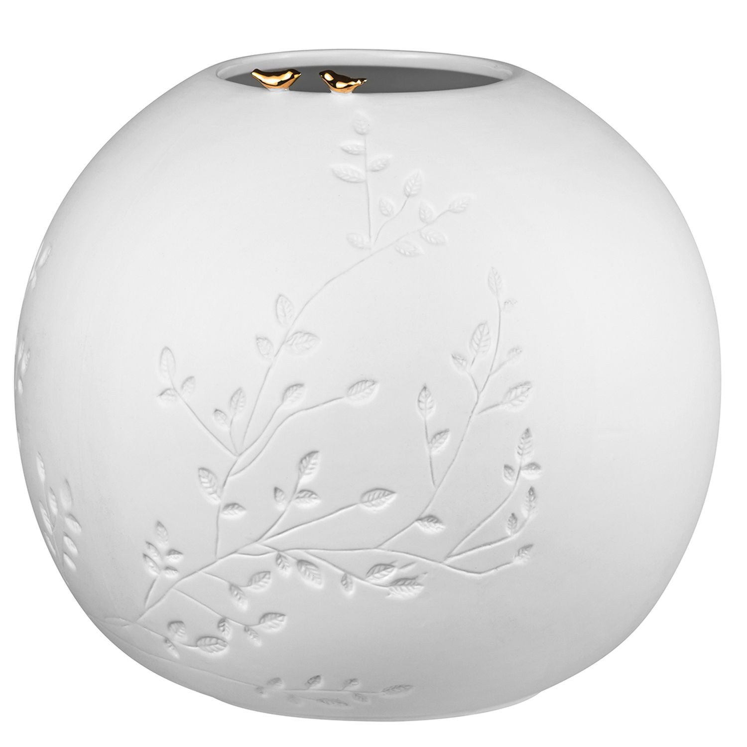 Räder Design Dekovase Goldvogel