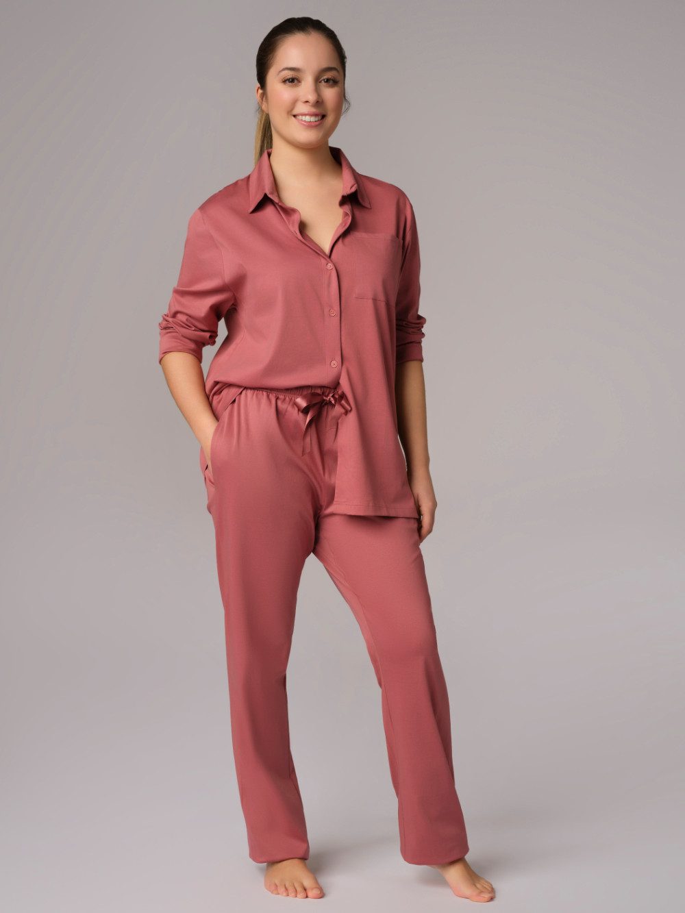comazo Pyjamahose aus merzerisierter Baumwolle