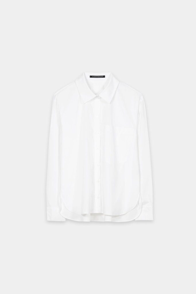 Luisa Cerano Blusentop Hemdbluse mit Ajour-Stickerei