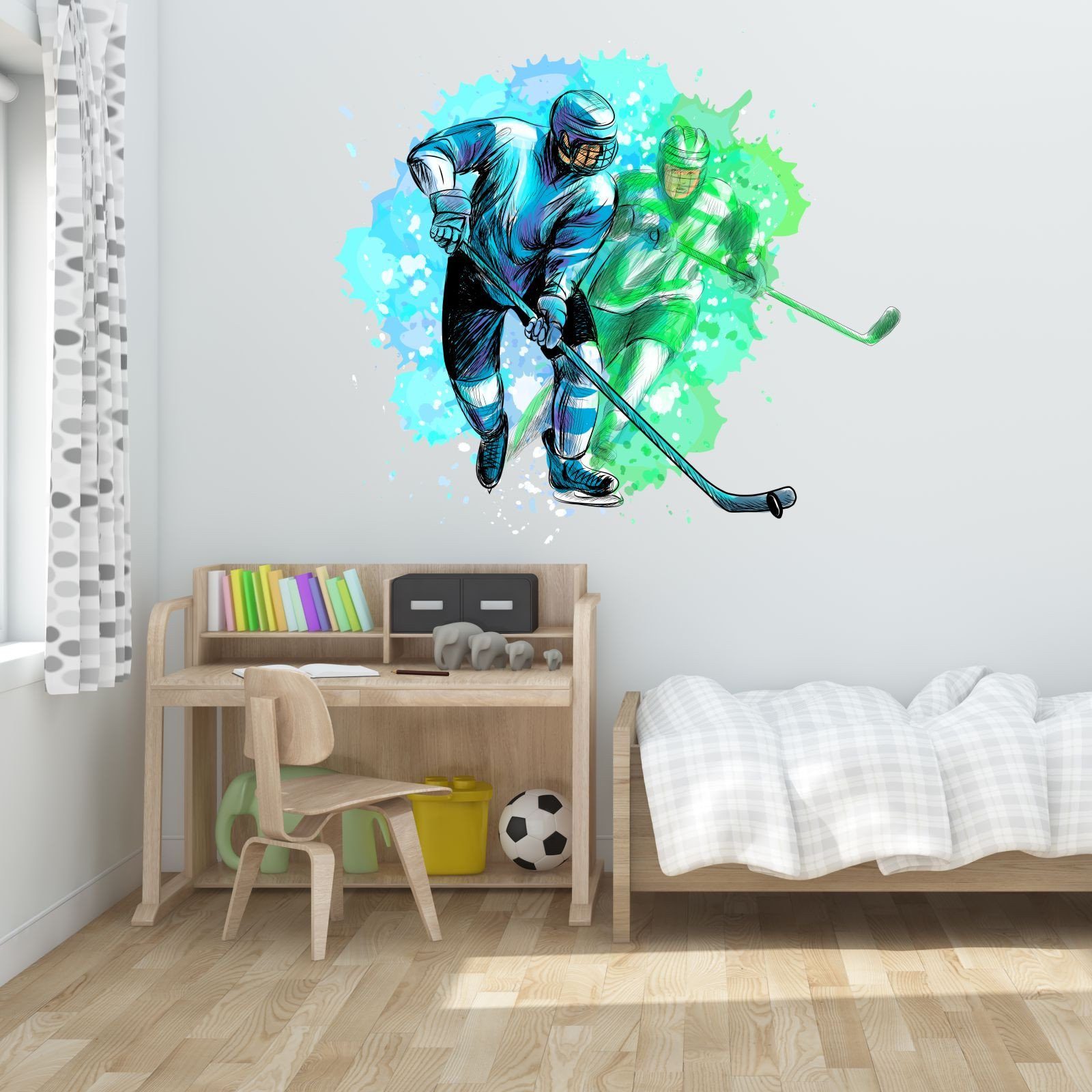 nikima Wandtattoo 191 Wandtattoo Eishockey Spieler günstig online kaufen