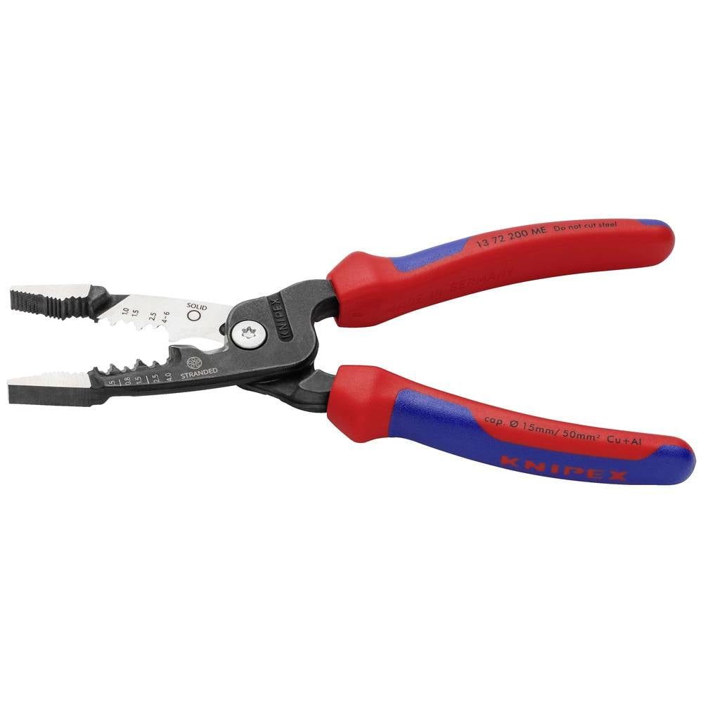 Knipex Flachzange Multifunktions-Elektrikerzange metrisches Modell