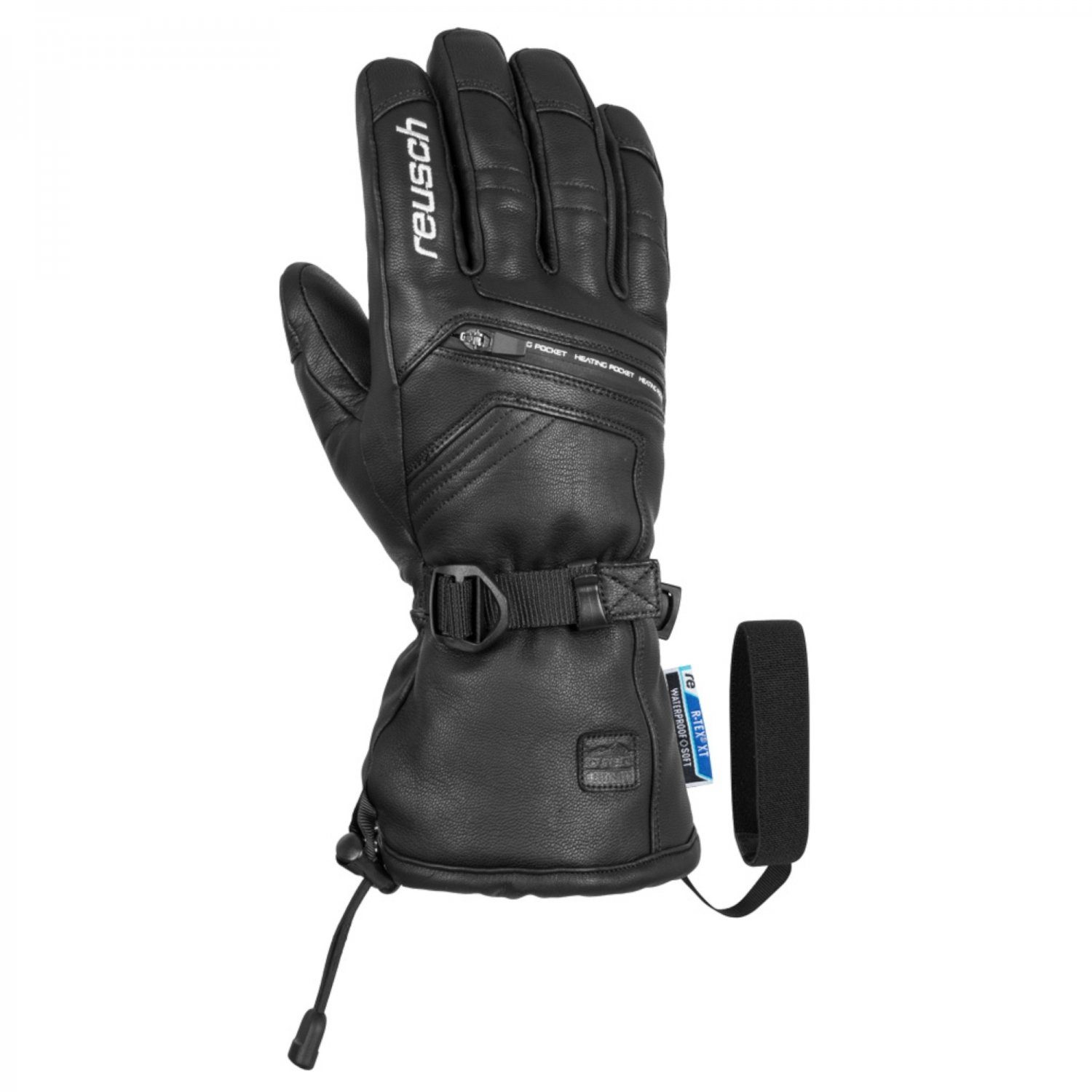 black Handschuhe Herren XT Fleecehandschuhe Reusch R-TEX® Fullback