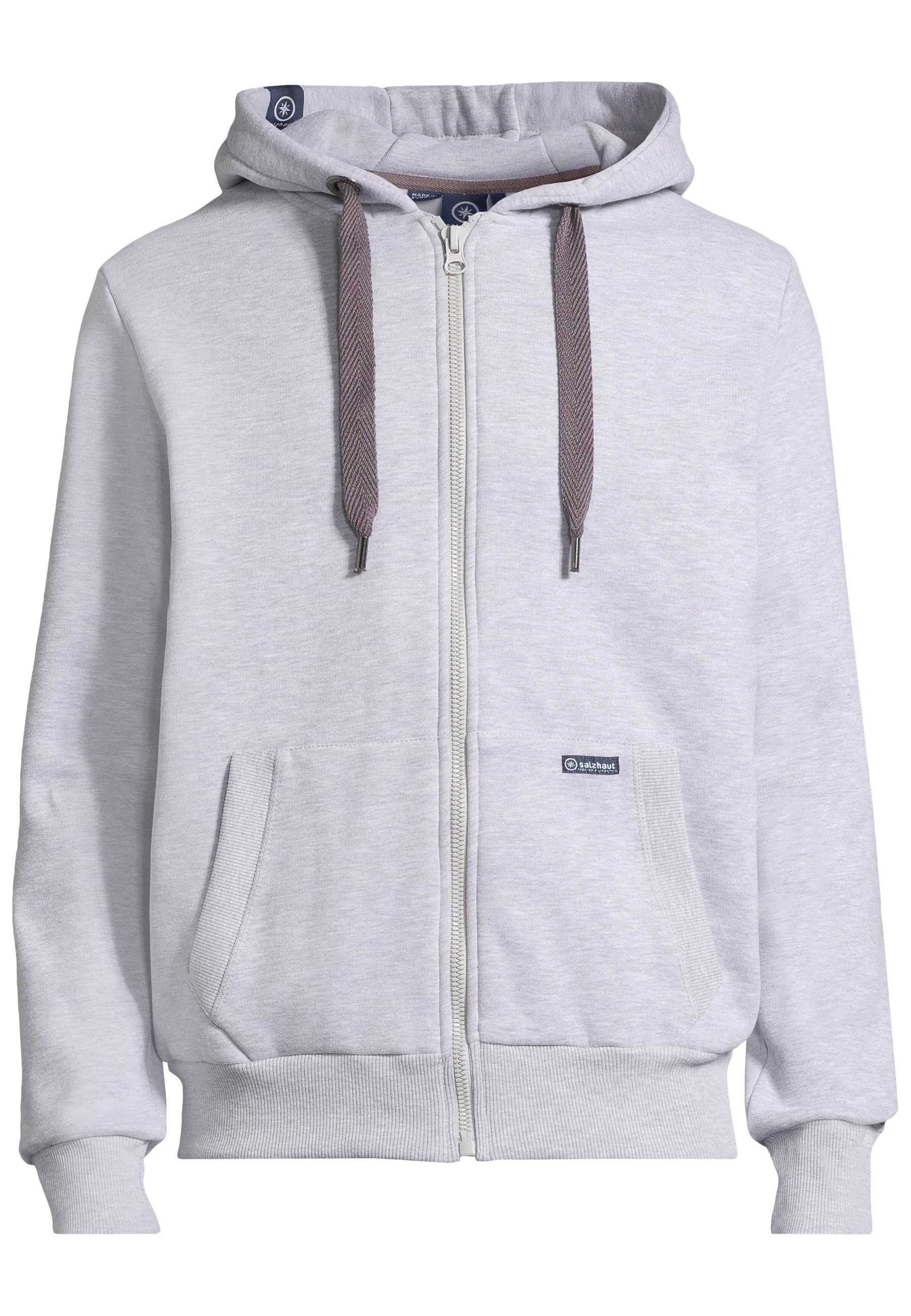 salzhaut Sweatjacke BREKER JACKE Herren normale Passform komfortabler Fit, nordisch klar – entspannter Look mit Haltung