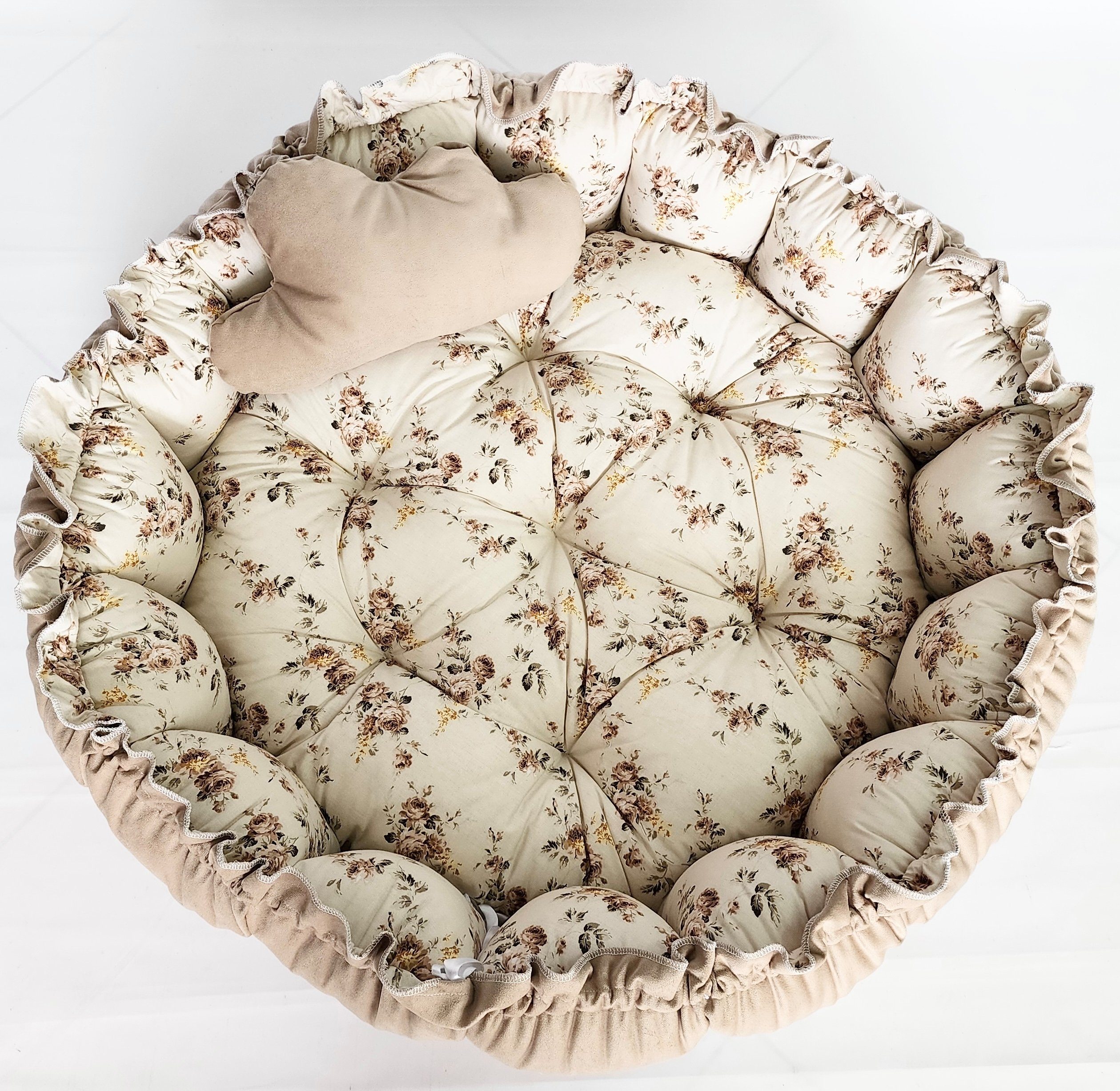 Baby Fancyroom Bettnestchen Premium Samt 2in1 Spielmatte Babynest Babynestc günstig online kaufen