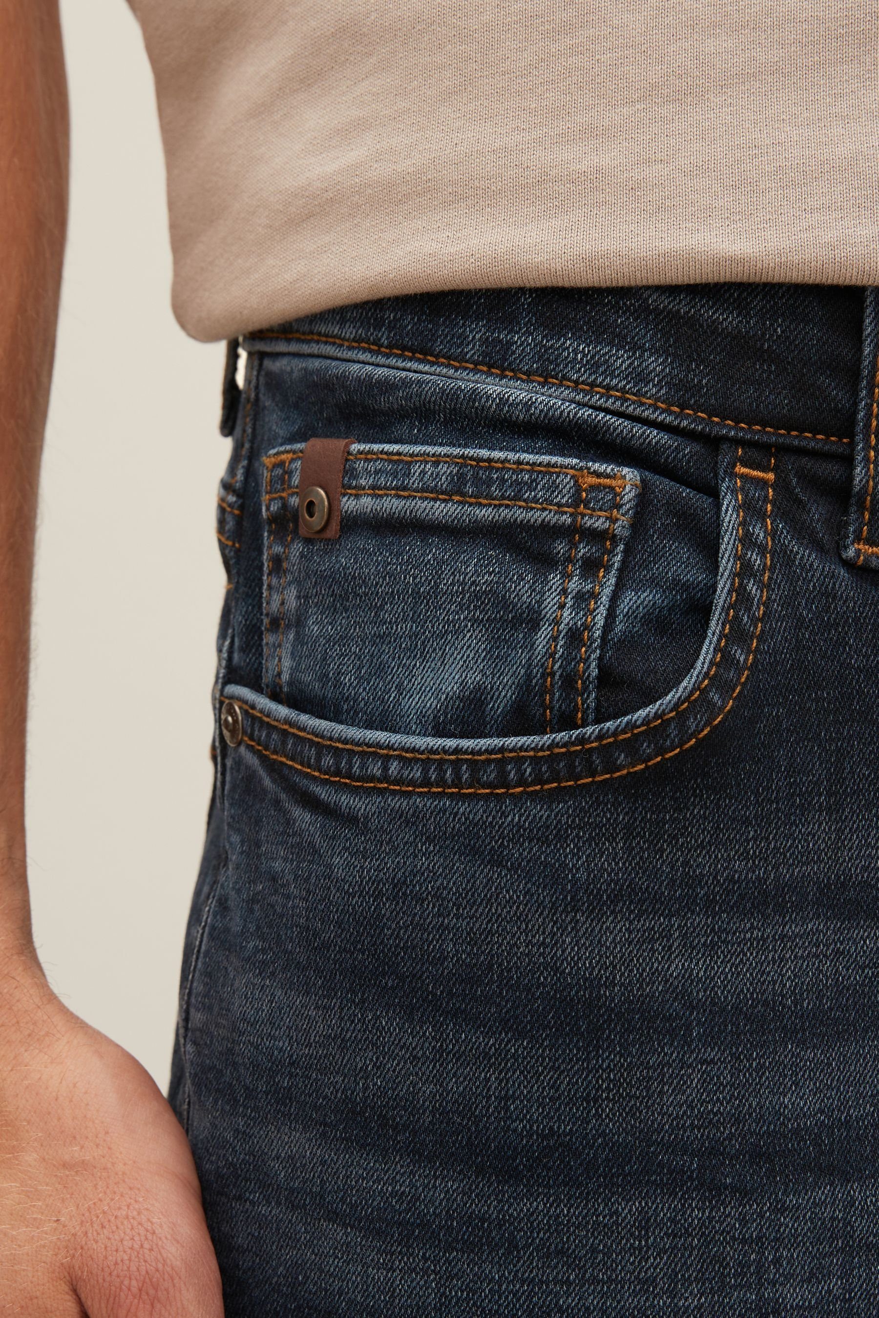 Relaxed Stoff - Next Relax-fit-Jeans Premium-Jeans aus (1-tlg) schwerem