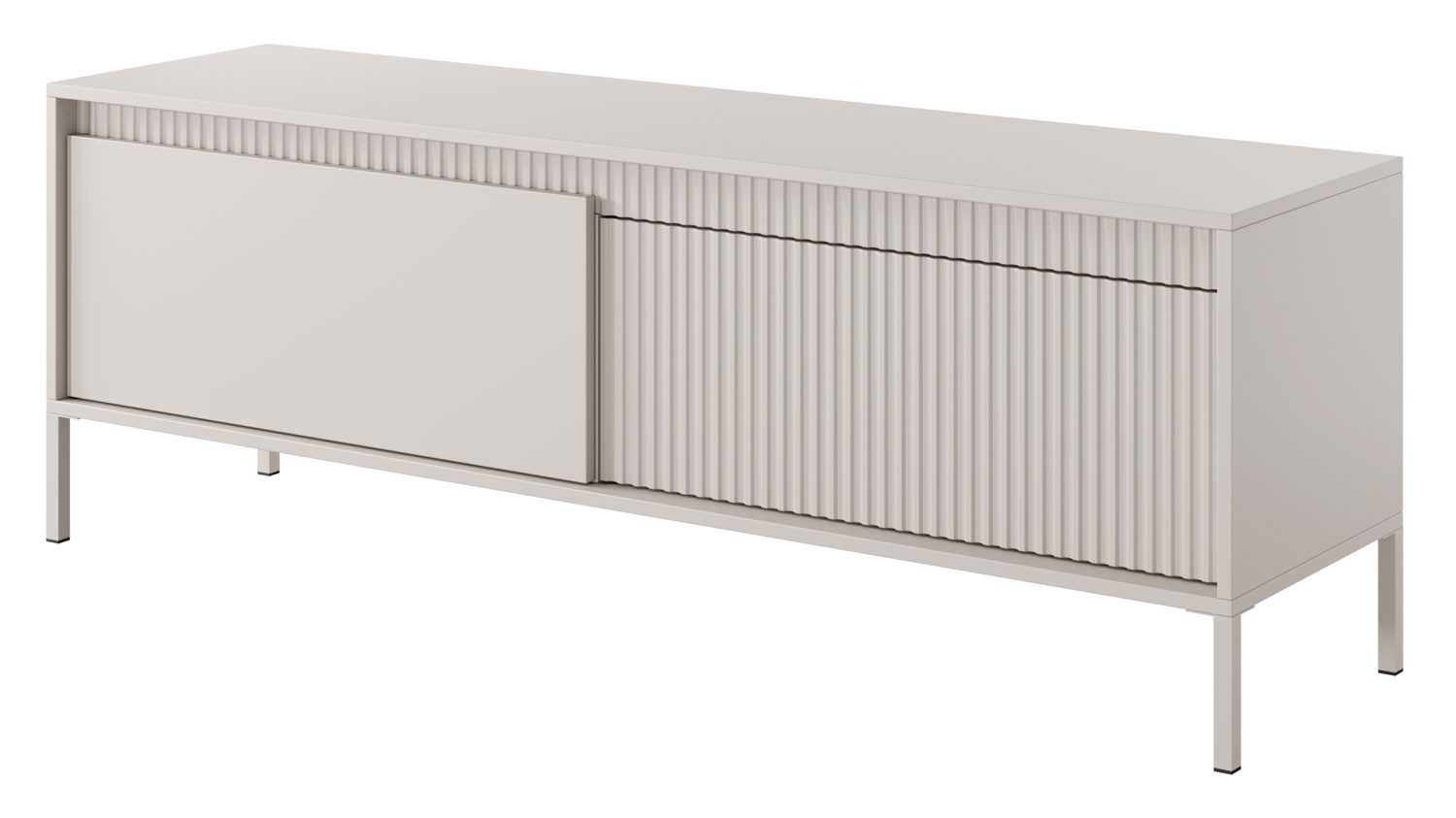 Feldmann-Wohnen Lowboard Senso (Senso, 1 St., Sideboard), 154x40x54cm beige Grifflos