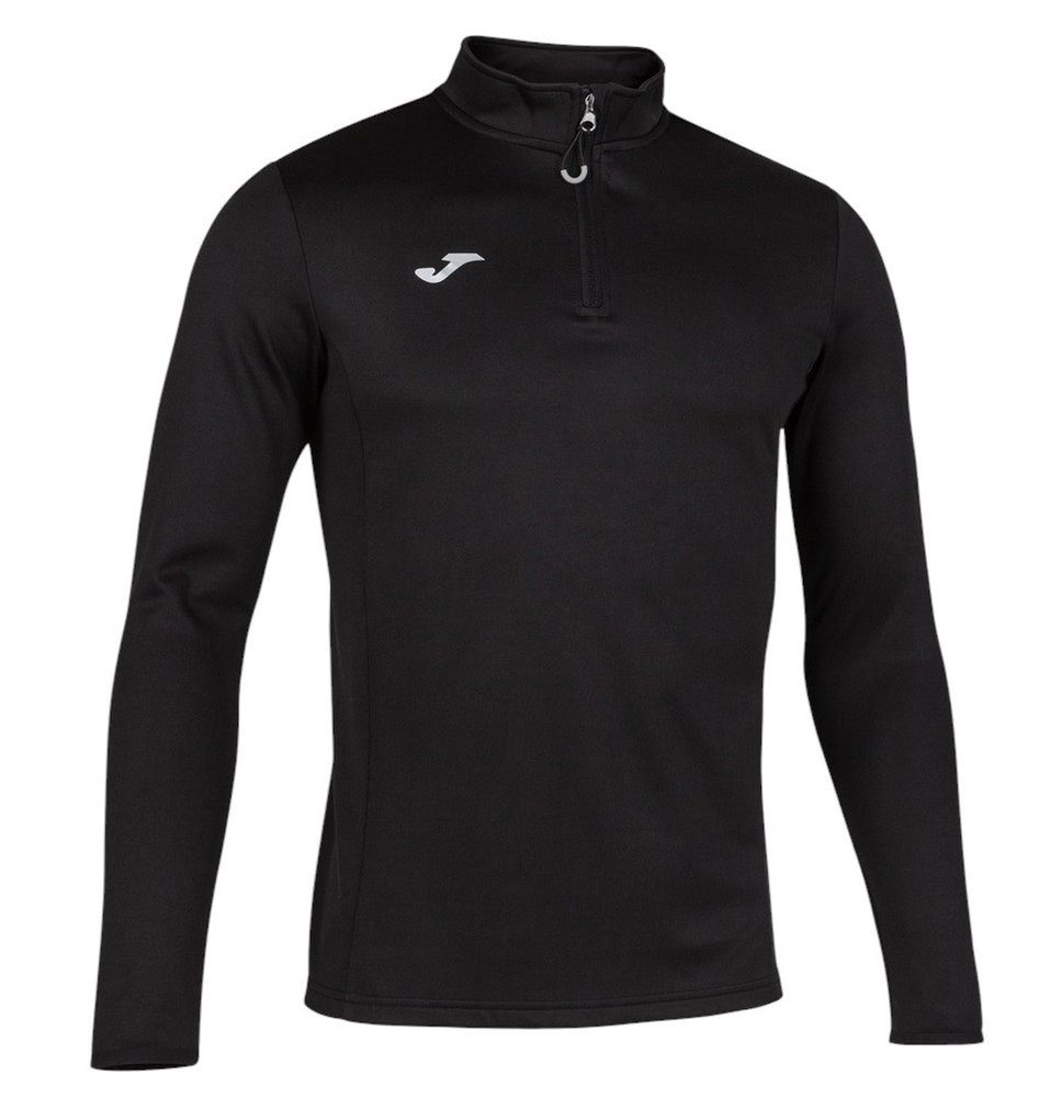 Joma Sweatshirt Pullover Running Night (Half-Zip) schwarz Herren