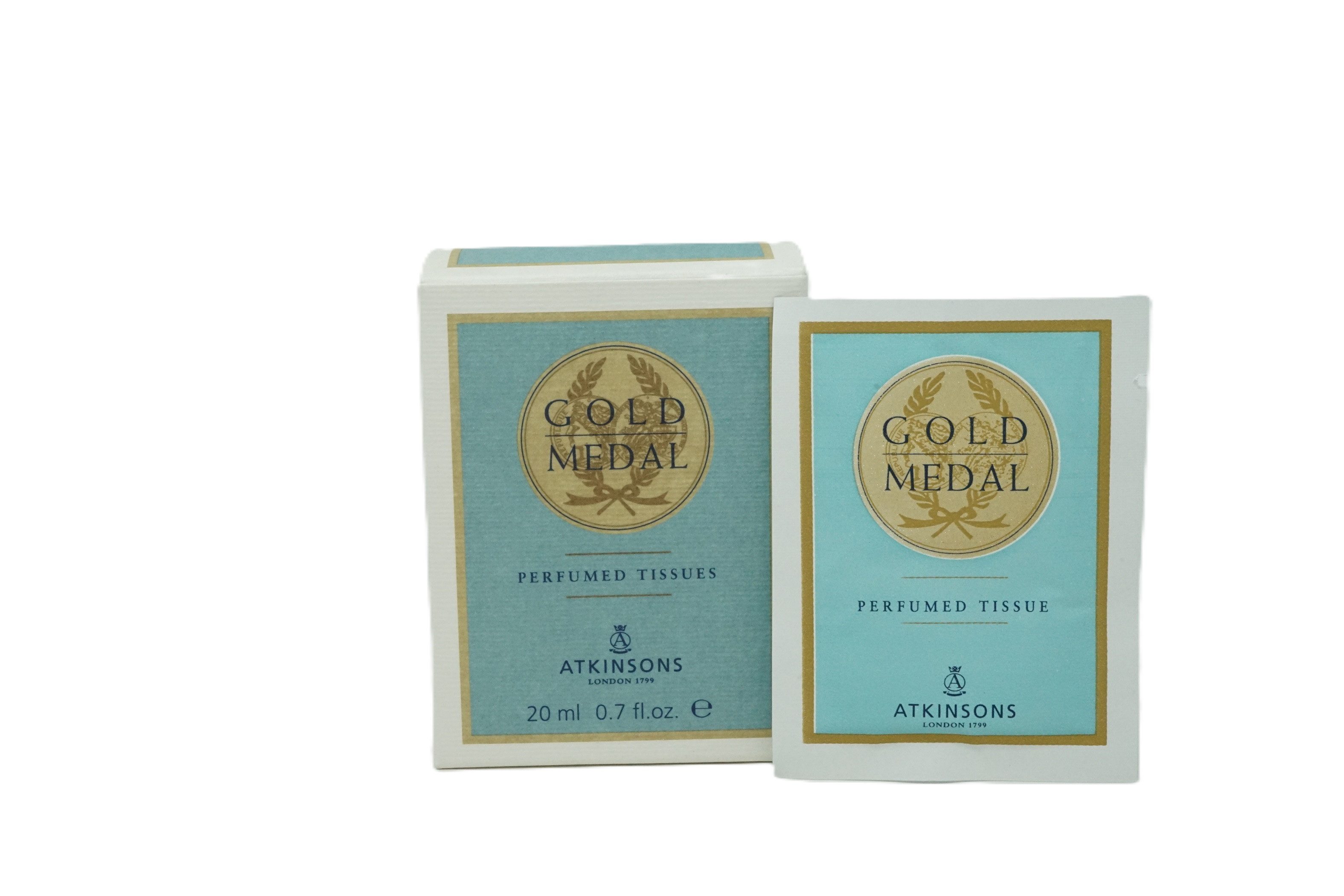 ATKINSONS Eau de Toilette Atkinsons Gold Metal Parfümierte Tücher Tissues 20 ml