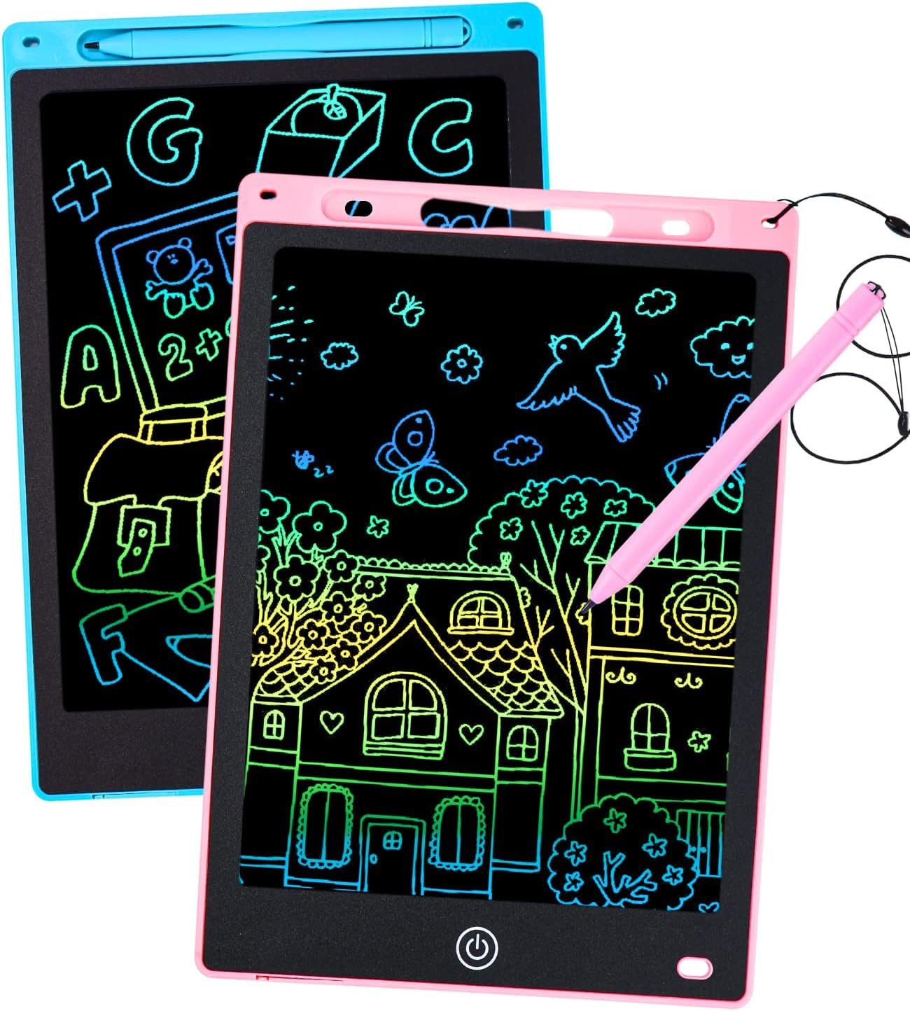 SinLaw Zaubertafel 2 Stück LCD Schreibtafel, buntes Doodle Board für Kinder günstig online kaufen