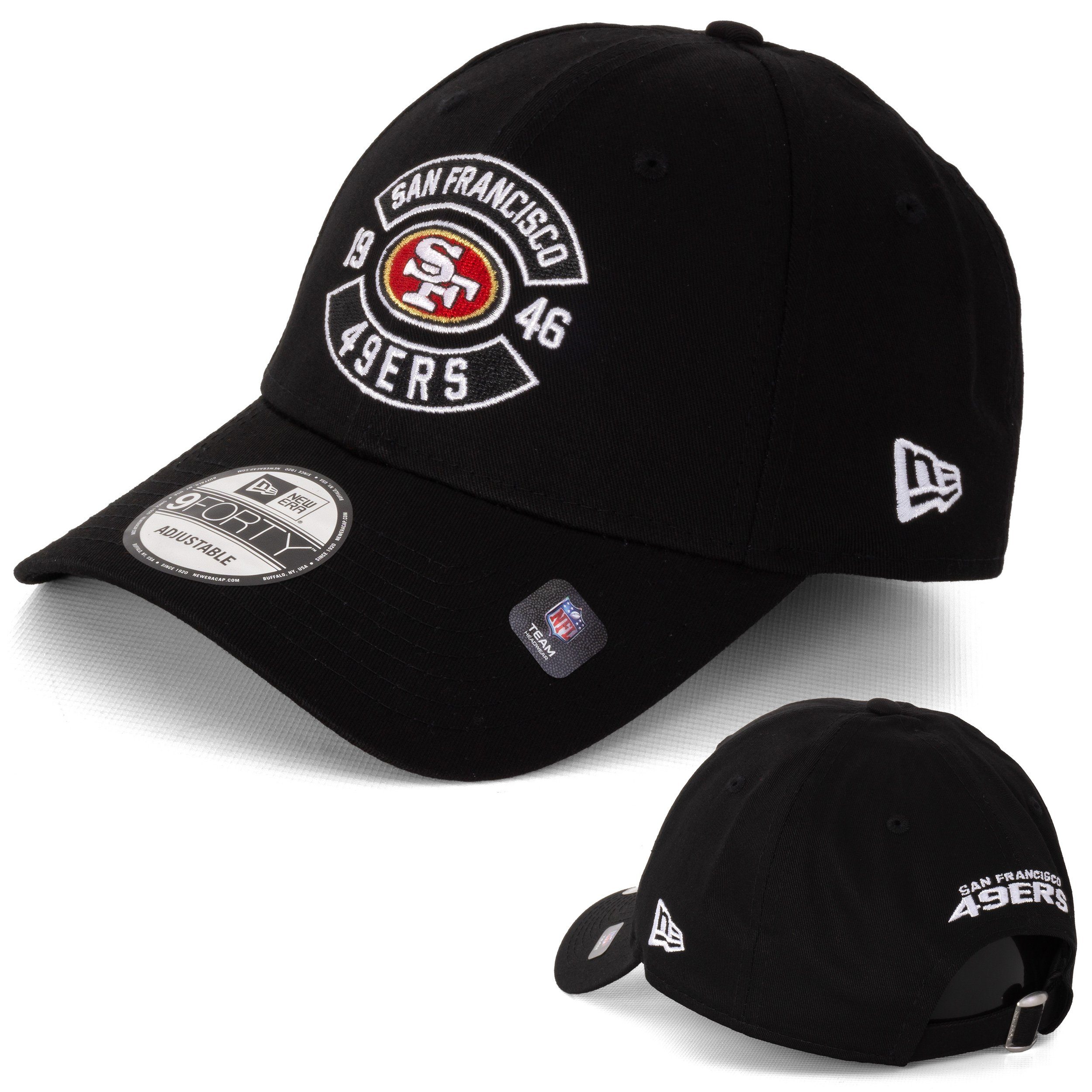 New Era Baseball Cap New Era 9Forty NFL San Francisco 49ers Basecap Cap schwarz