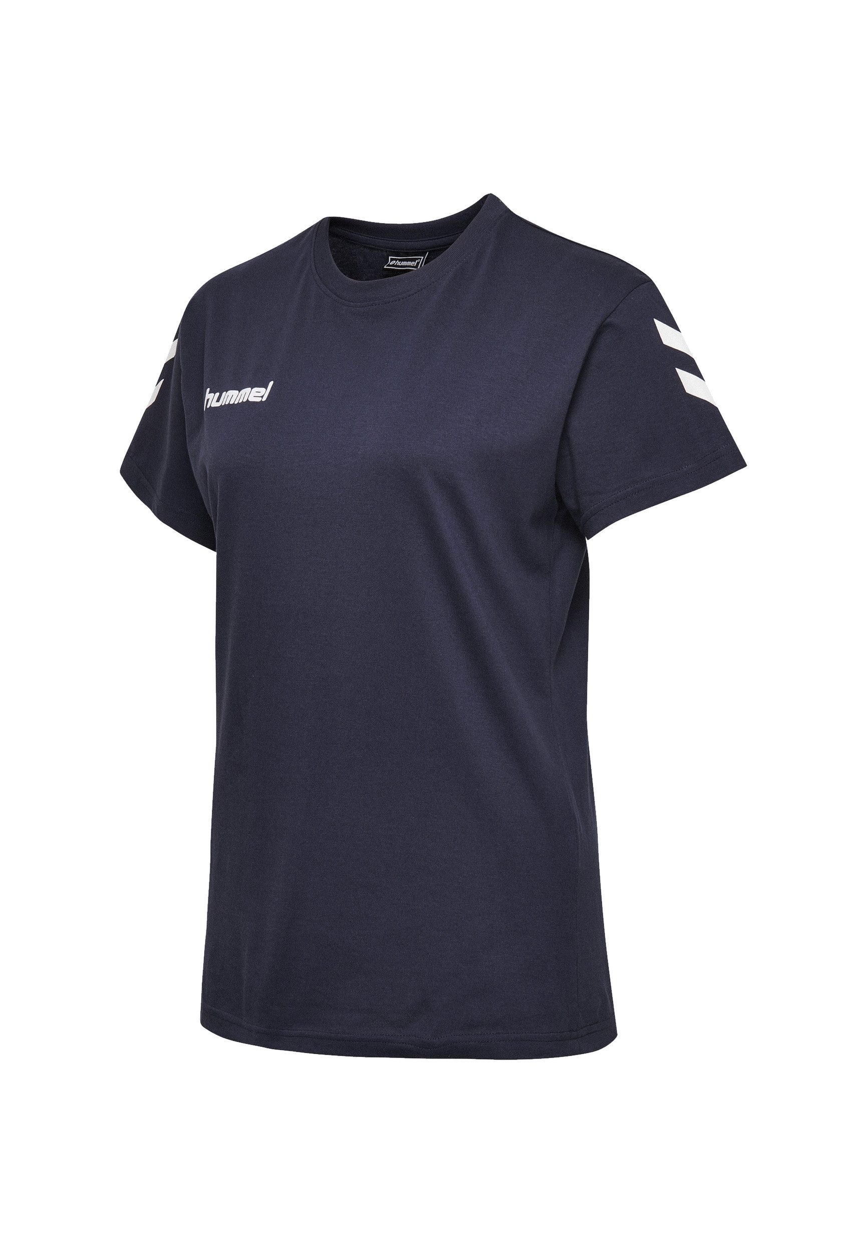 hummel T-Shirt Logo Kurzarm aus Baumwolle günstig online kaufen