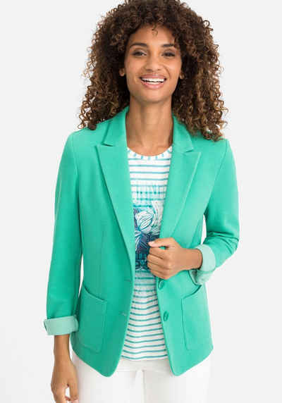 Olsen Jerseyblazer mit aufgesetzten Taschen