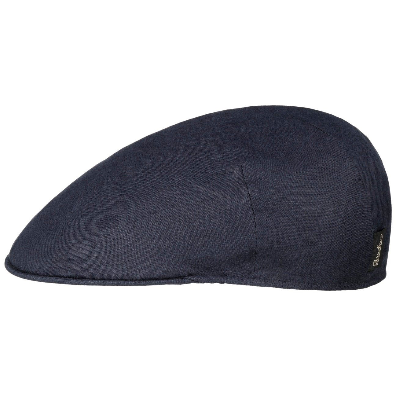 Borsalino Flat Cap (1-St) Schirmmütze mit Schirm, Made in Italy