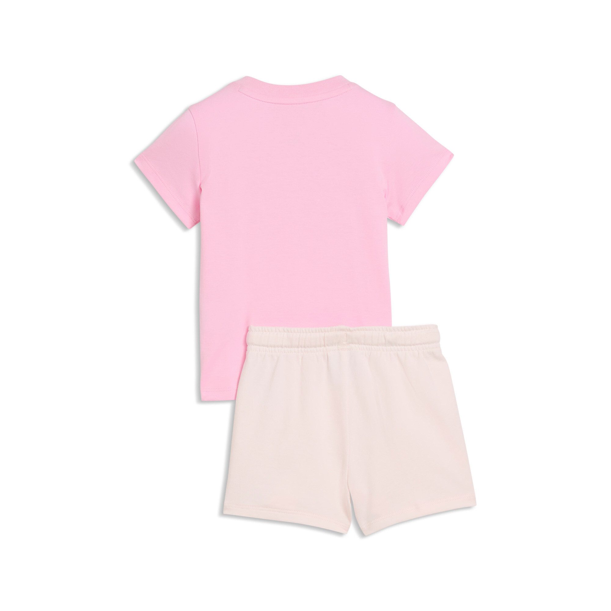 PUMA Trainingsanzug MINICATS ESS TEE AND SHORTS SET INF (2-tlg), zweiteiliges Set, für Kinder, mit Rundhalsausschnitt, Regular Fit