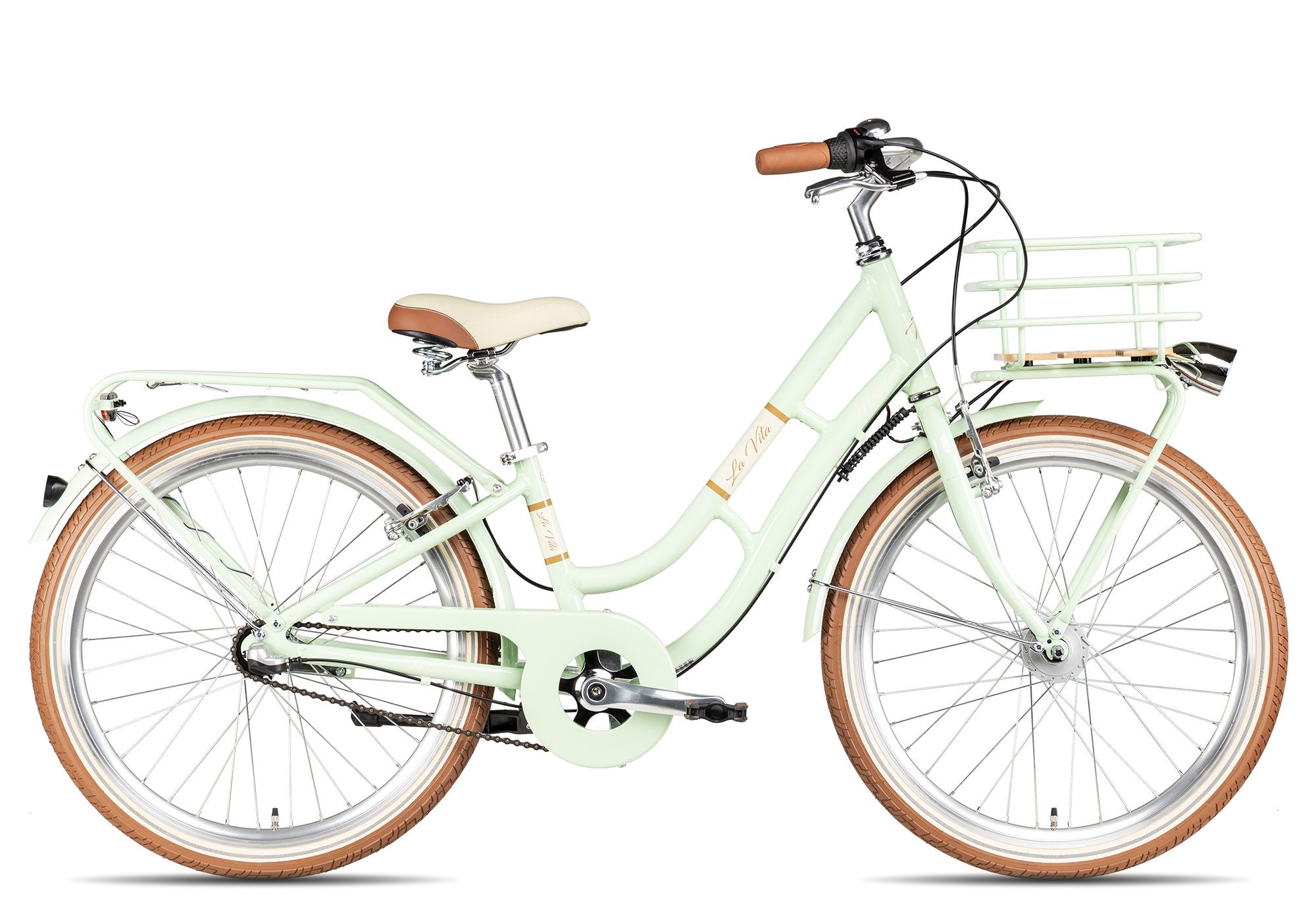 Maxim Kinderfahrrad La Vita 3 24, 3 Gang Shimano Nexus 3 Rücktritt Schaltwerk, Nabenschaltung Rücktritt, Nabenschaltung Rücktritt grün