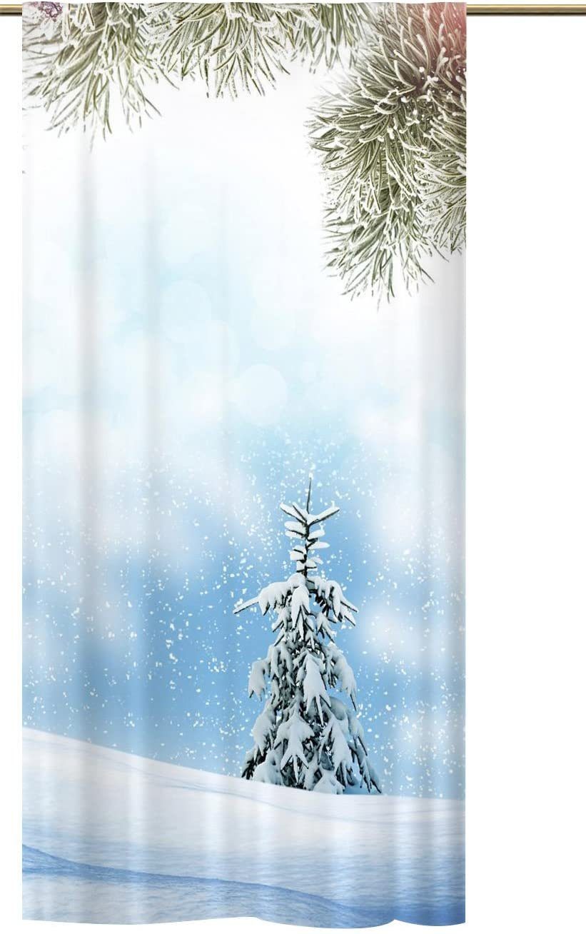 Schlaufenschal, Vorhang Christmas Edler gardinen-for-life Tree, Schlaufenschal