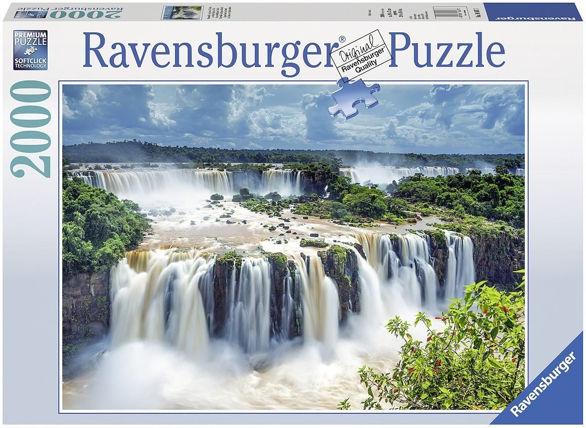 Ravensburger Пазли Wasserfälle von Iguazu Brasilien, 2000 Пазлиteile, Made in Germany, FSC® - schützt Wald - weltweit