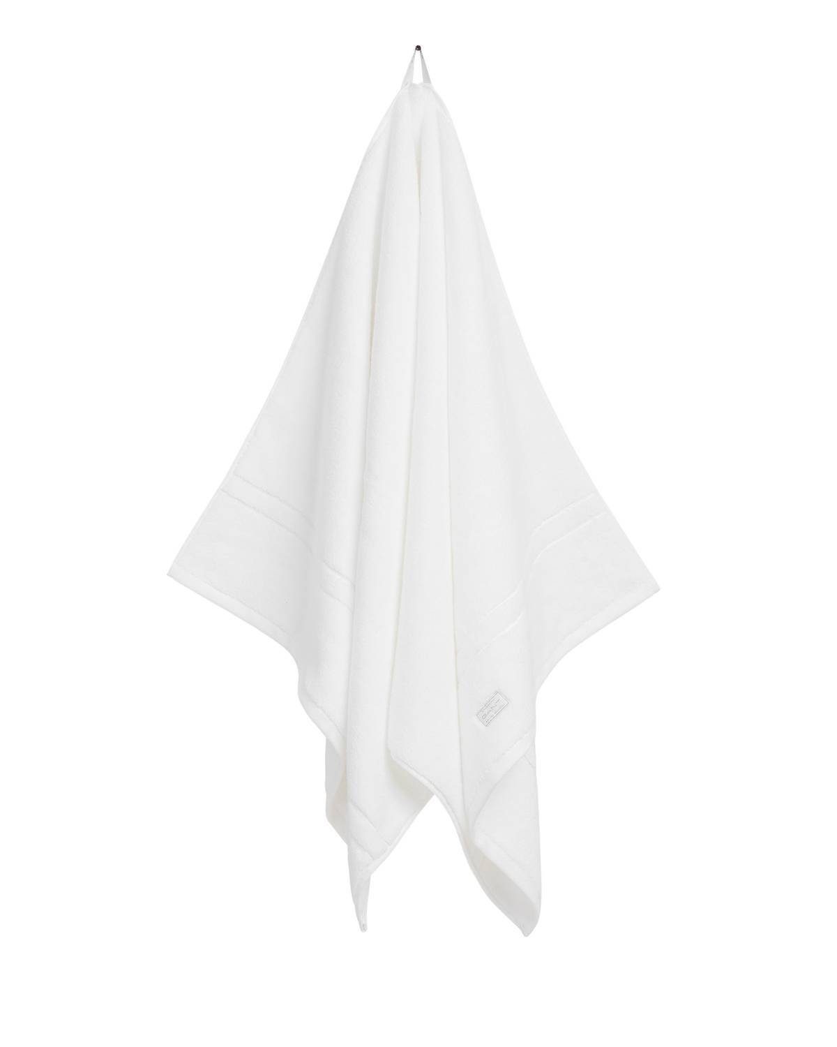 Gant Duschtücher Weiß Premium Frottier Frottee, Duschtuch, - Towel Organic