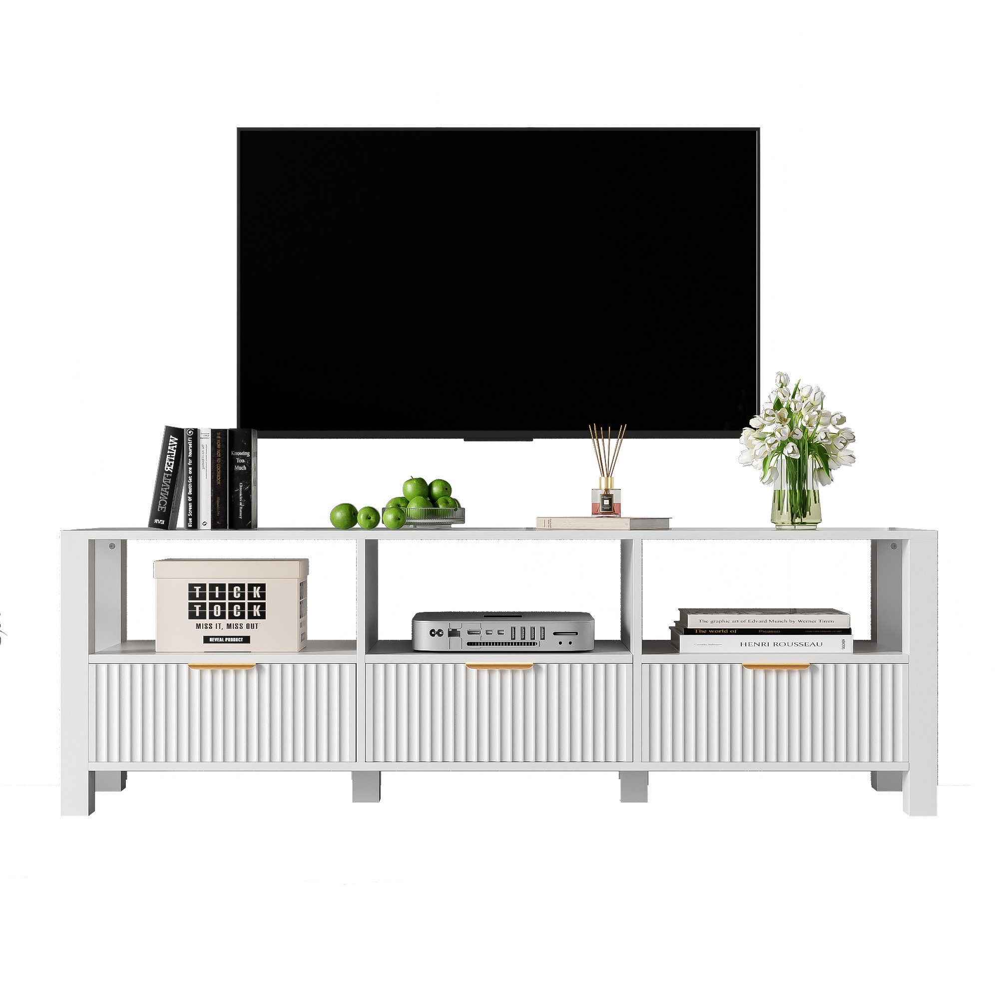 MODFU Lowboard mit LED-Beleuchtung (Fernsehtisch, TV-Board, günstig online kaufen