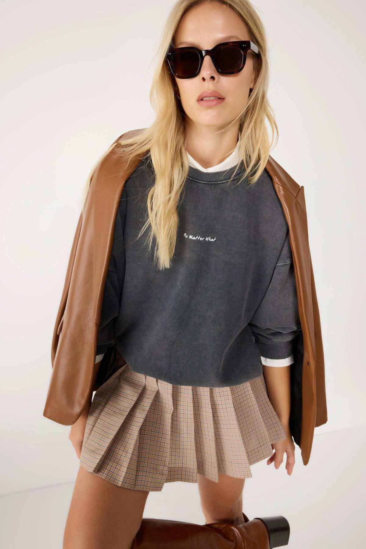 Kapuzensweatshirt Oversize-Sweatshirt