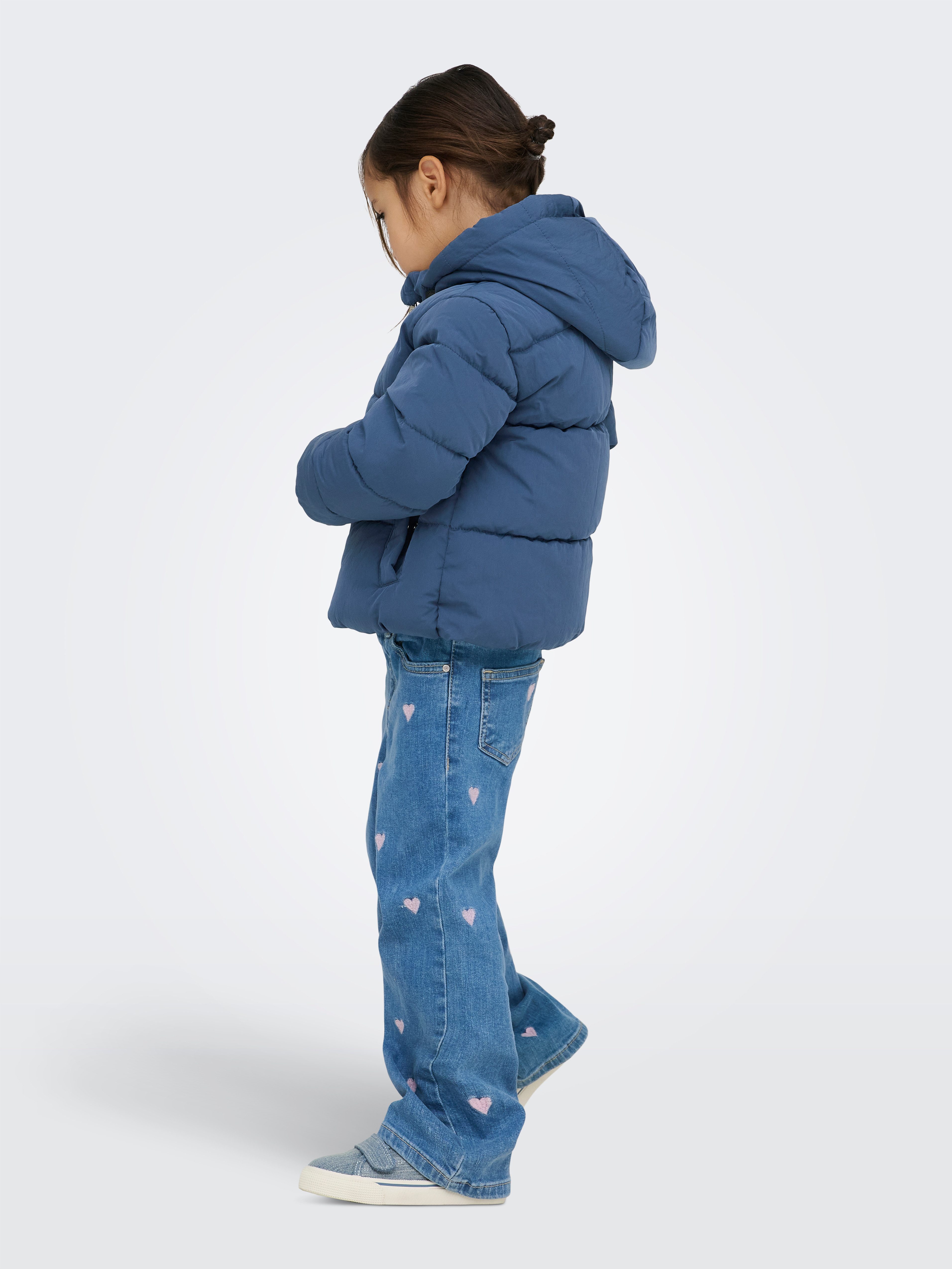 KIDS ONLY Steppjacke KMGDOLLY LIFE SHORT PUF JACKET OTW NOOS Materialmix – Bild 2 von 5
