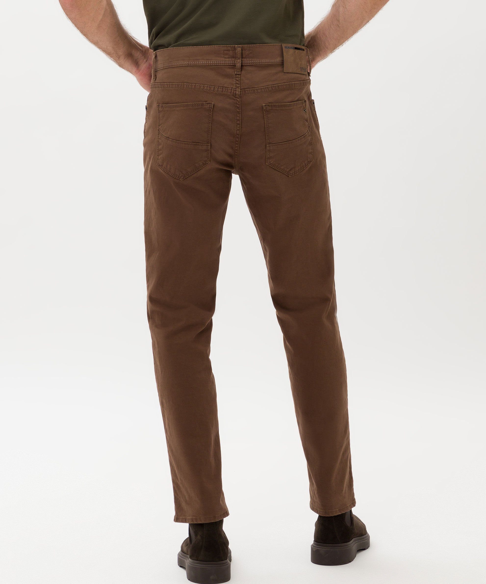 Herren CADIZ Jeans STYLE 5-Pocket-Hose Brax taupe