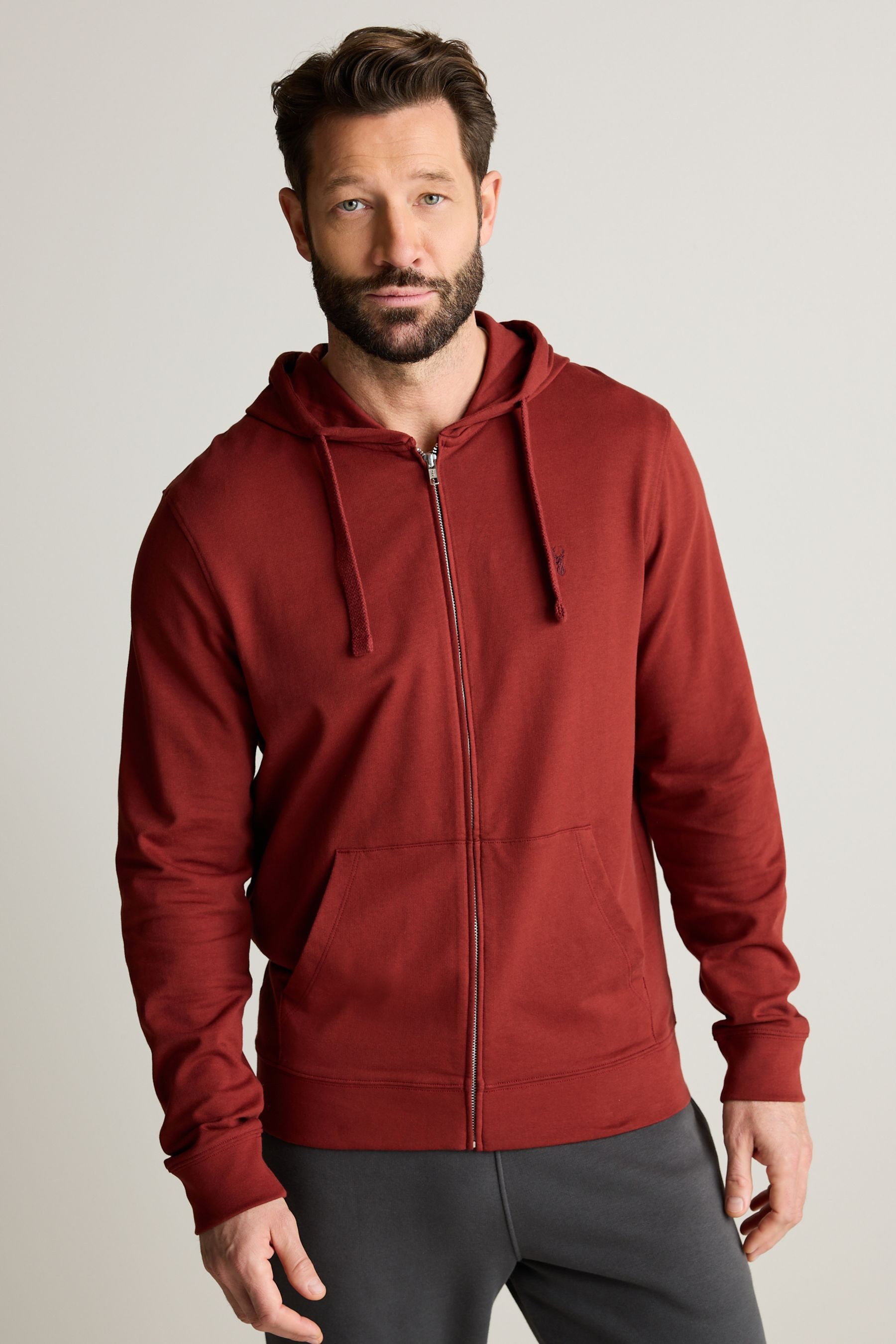 Next Kapuzensweatjacke Leichter Hoodie mit Reißverschluss (1-tlg)