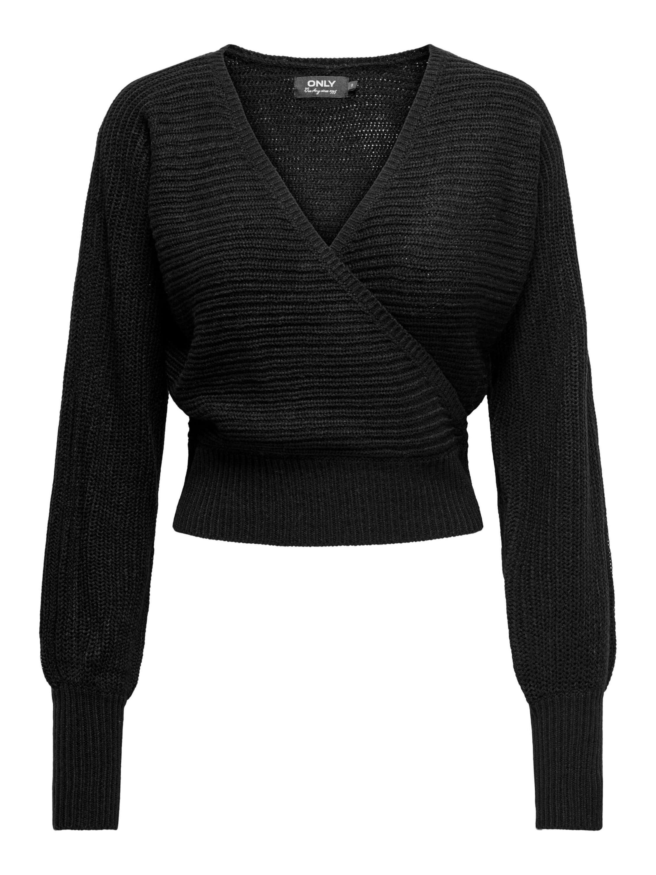 ONLY Strickpullover NINA (1-tlg) Wickel-Design günstig online kaufen