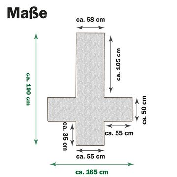 Sesselschoner Sesselschonbezug 190cm x 165cm Bestlivings, Sesselauflage mit Armlehnen und Taschen gesteppt - Sesselüberwurf