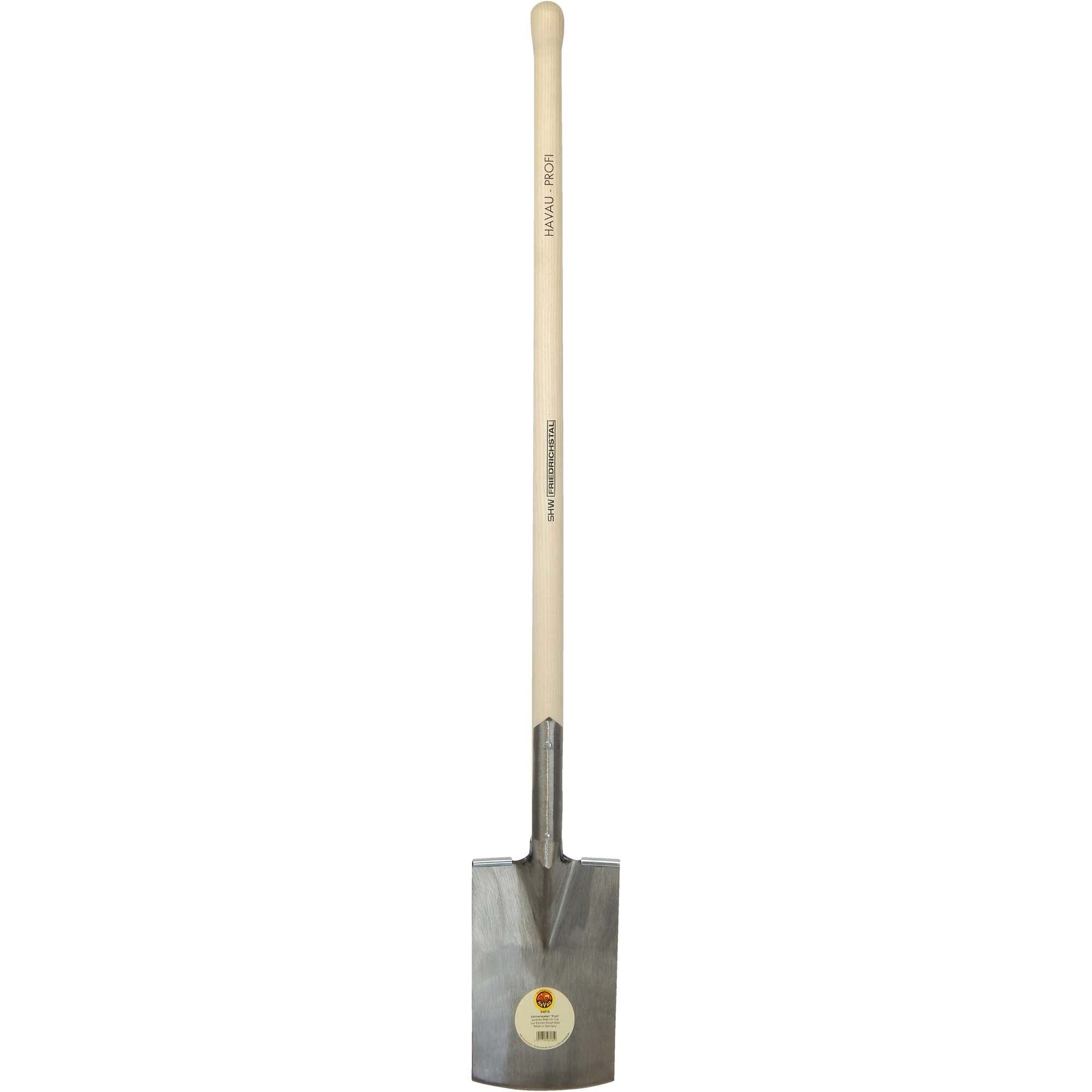 SHW Fugenkratzer SHW Havau-Gärtnerspaten "Profi" 1/1poliert mit Eschenstiel, Ergonomisches Design