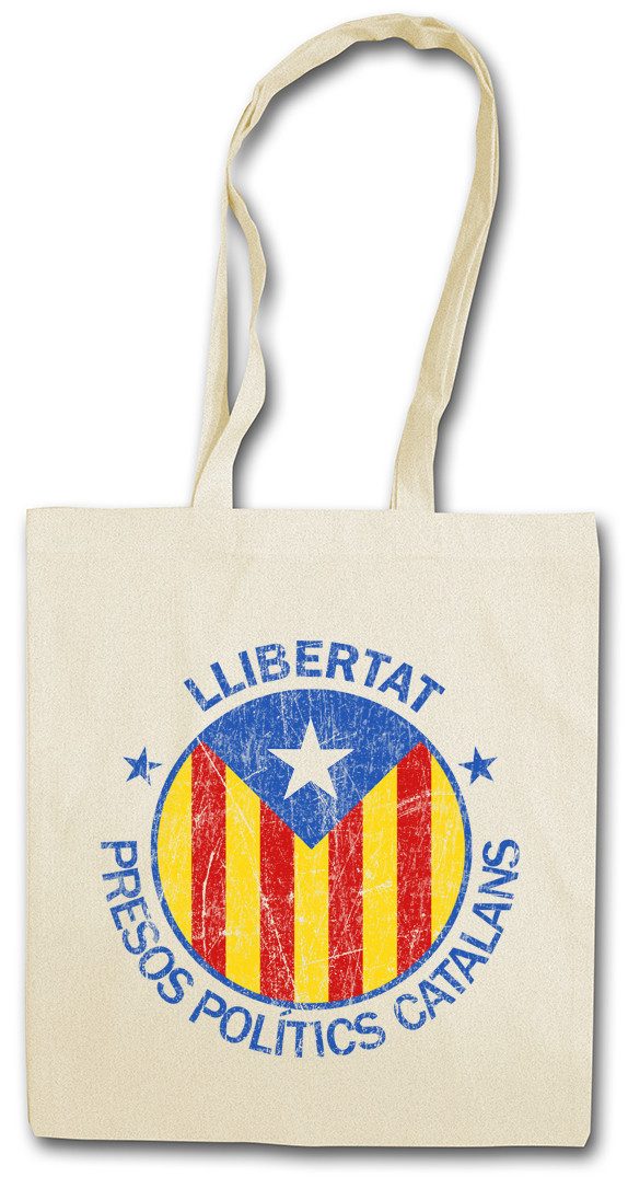 Urban Backwoods Beuteltasche Llibertat Catalonia Stofftasche Freiheit Freedom Free Katalonien Viva (1-tlg), La Revolution Cataluña Socialism