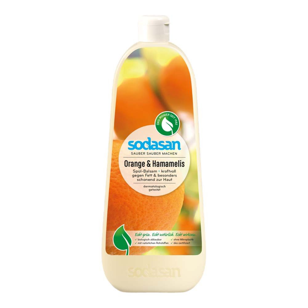 Sodasan Spülmittel - Balsam Orange 1L Geschirrspülmittel