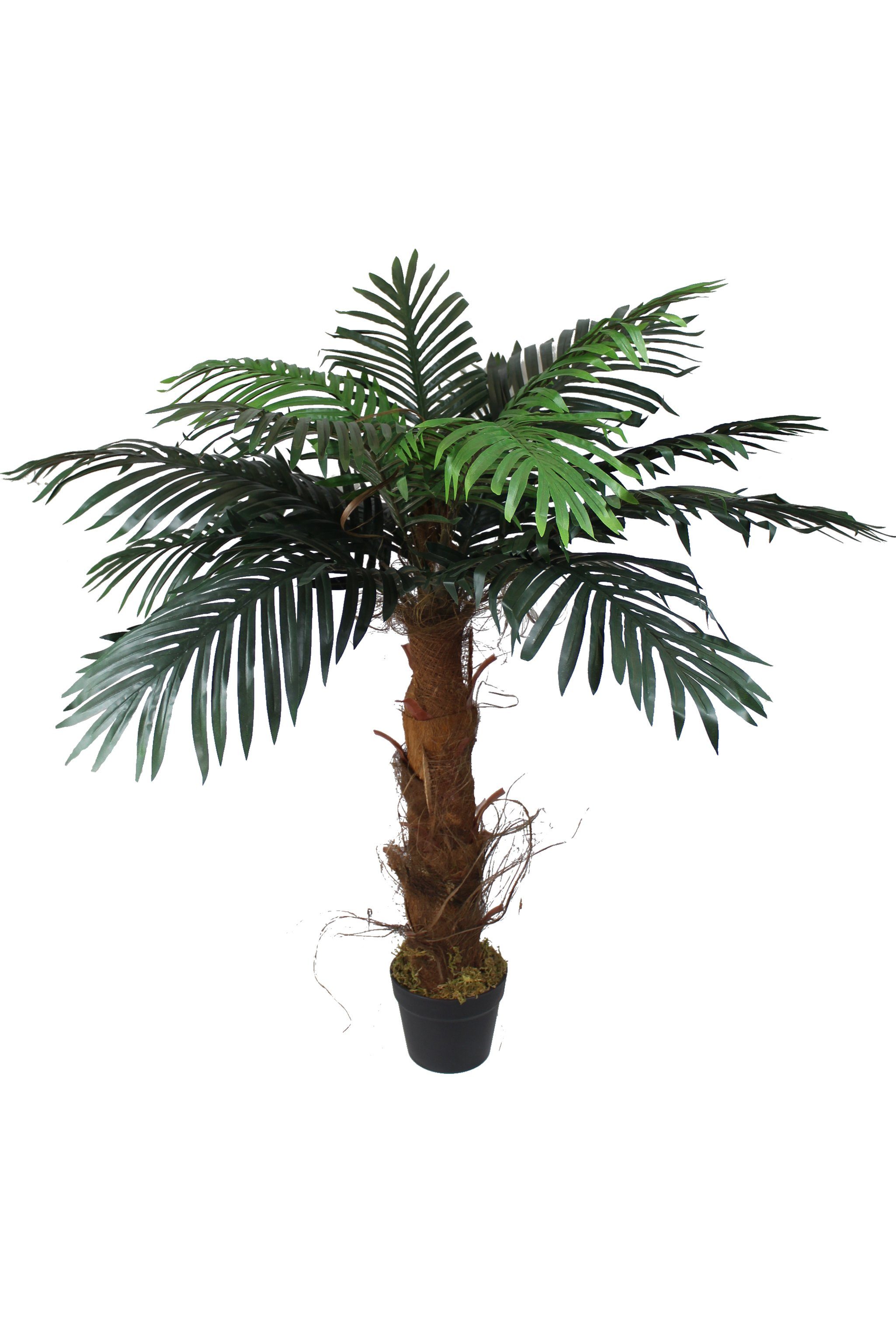 Kunstpalme Kunstpflanze Palme 100 cm wie echt künstliche Pflanze