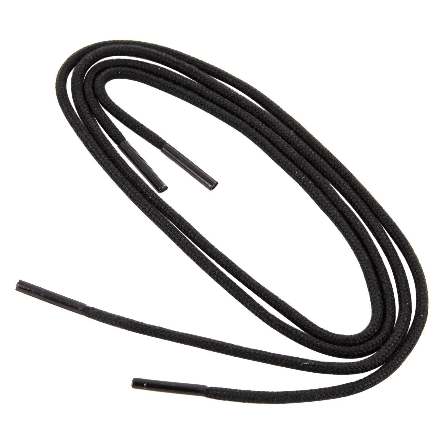 Collonil Schnürsenkel Schnürsenkel / Schuhband - rund - dünn - Ø ca. 2,0 - 2,5 mm schwarz | Schnürsenkel