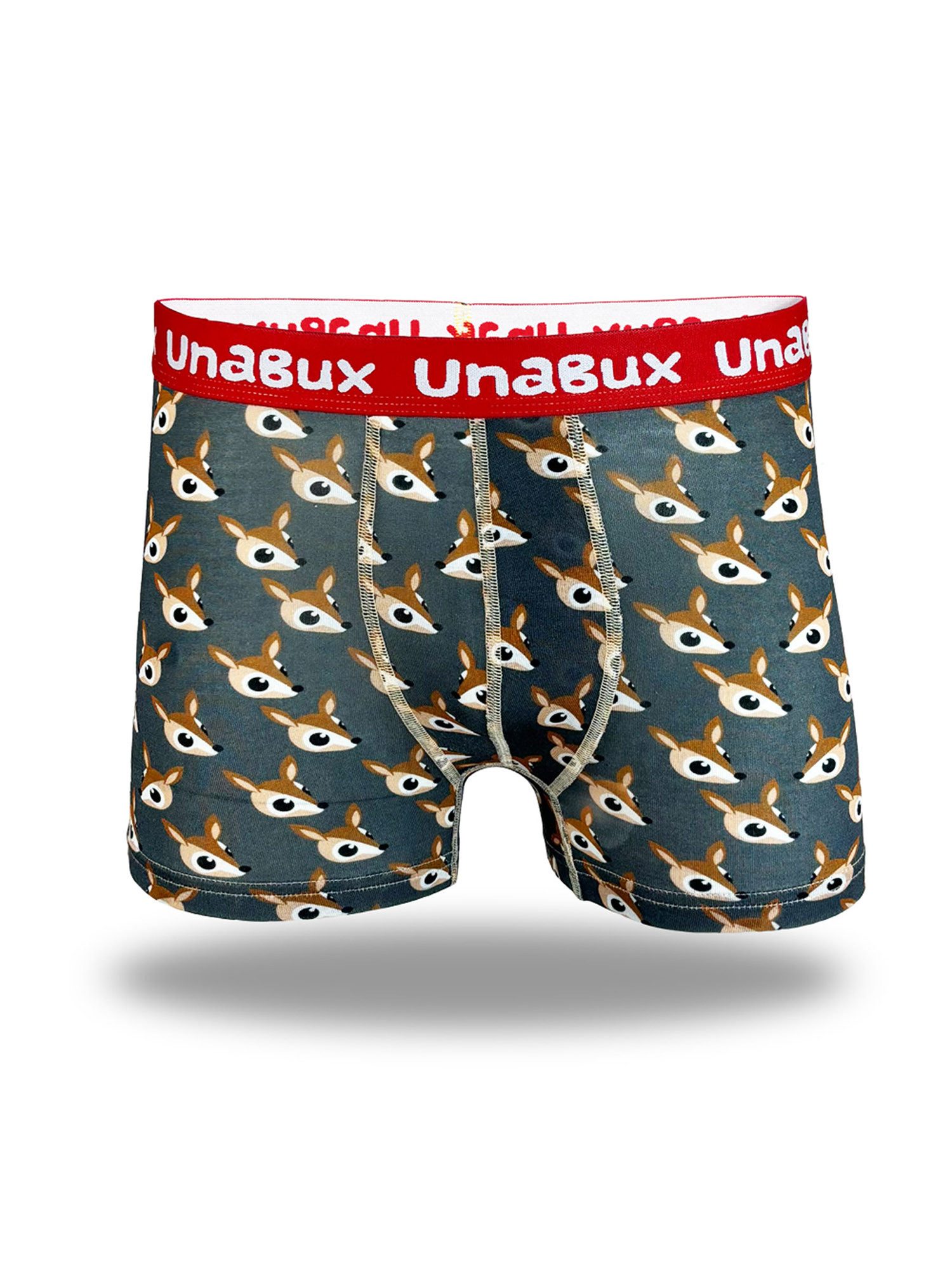 Unabux Boxer Briefs Blau & Weiß gestreift mit Motiv günstig online kaufen
