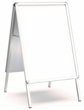 Dreifke Bilderrahmen Plakatständer Keitum DIN A1 silber, mit runden Ecken, Kundenstopper, (1 St)