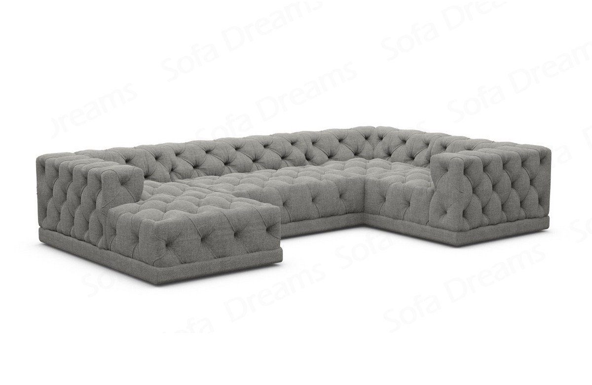 Sofa Dreams Wohnlandschaft Strukturstoff Stoff Polster Sofa Palma U Form Stoffsofa Modern