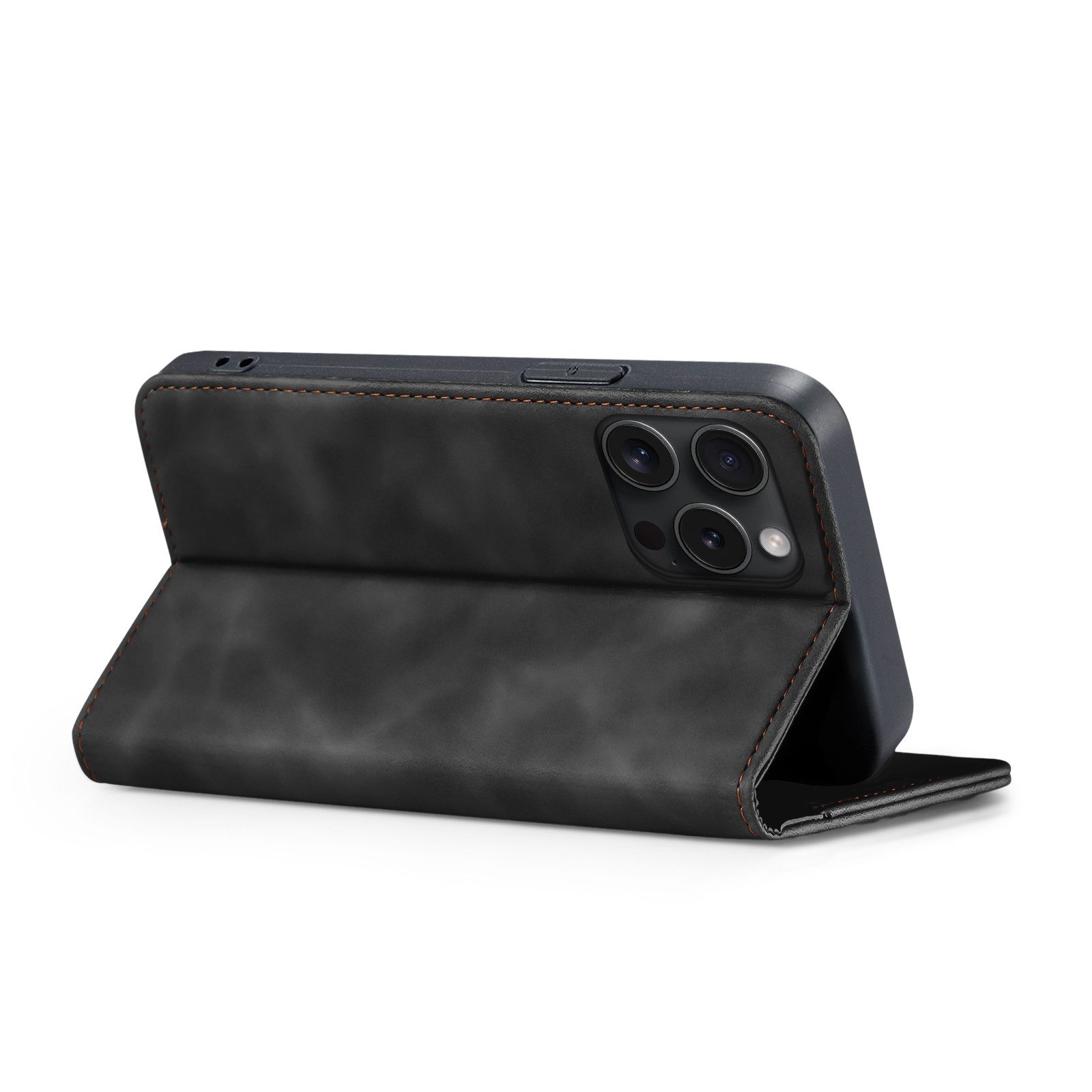 Tec-Expert Handyhülle Tasche Hülle für Apple iPhone 16 Pro 6.3 Zoll, 6.3, Cover Klapphülle Case mit Kartenfach Fliphülle aufstellbar